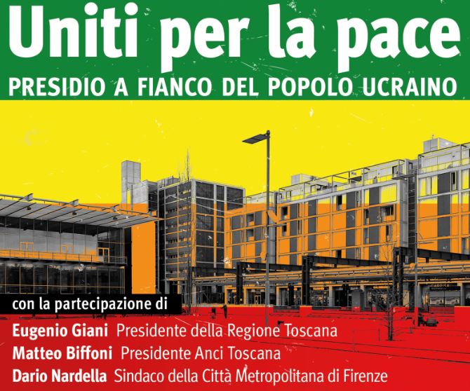 Uniti per la pace, locandina