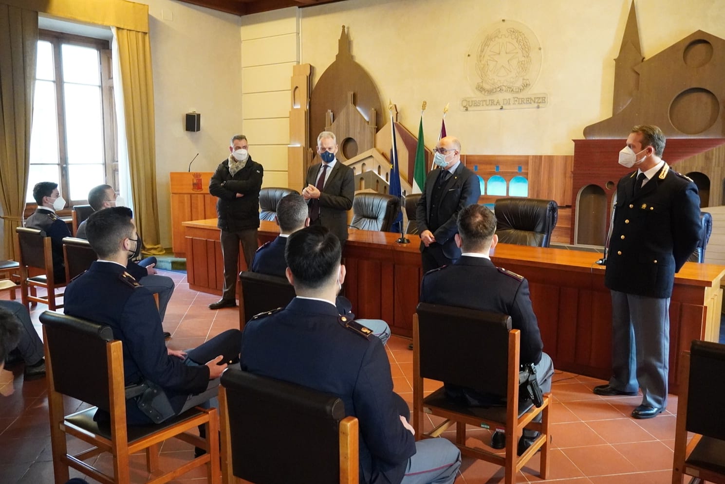 A Firenze arrivano 30 agenti della Polizia di Stato (Fonte foto Questura di Firenze)