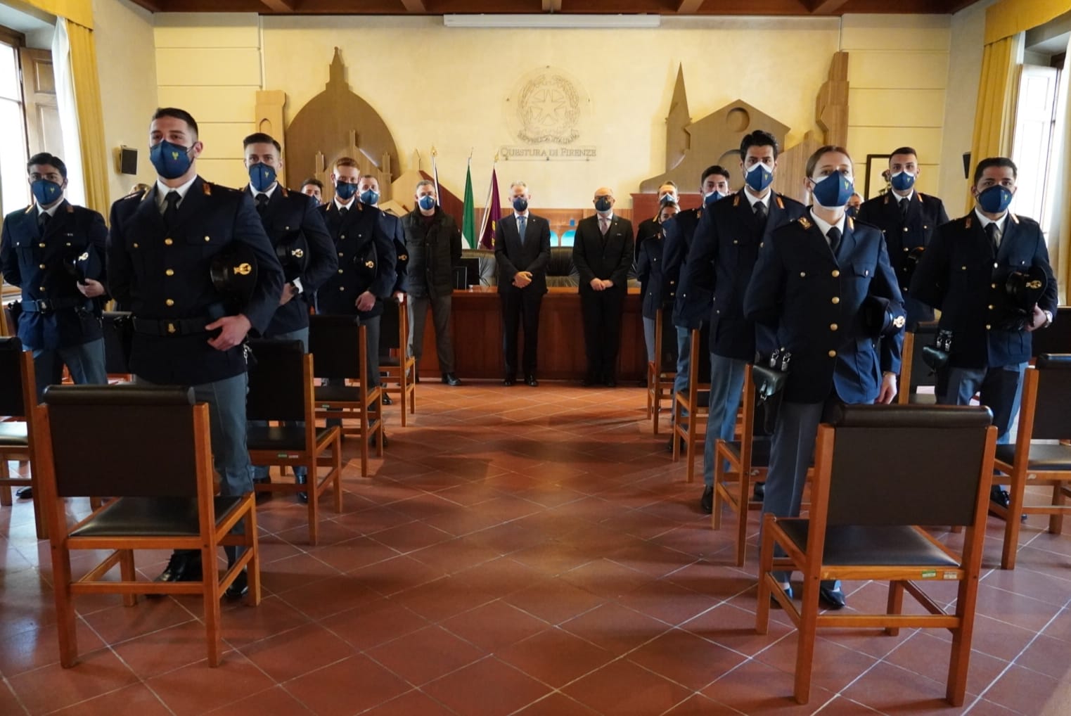 A Firenze arrivano 30 agenti della Polizia di Stato (Fonte foto Questura di Firenze)