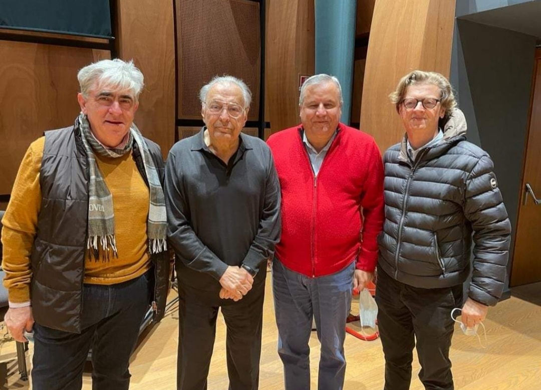 Musica nella Città Il M° Zubin Mehta con lo staff ANBIMA