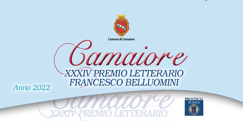 Il banner del Premio letterario Camaiore - Francesco Belluomini