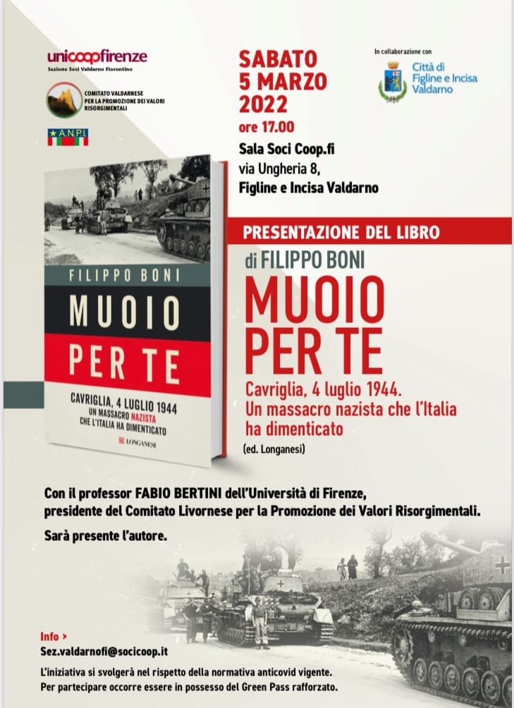 Muoio per te - Locandina - fonte Comune di Figline e Incisa Valdarno