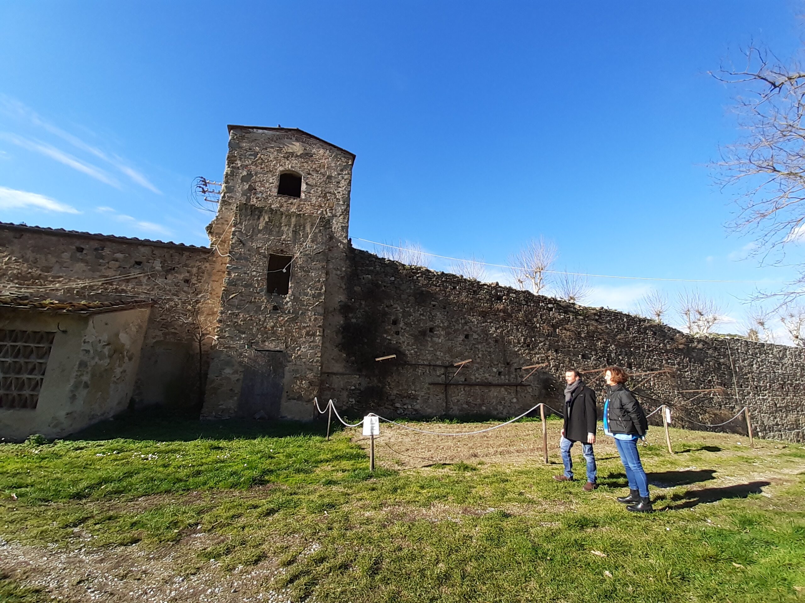 Restauro delle antiche mura - fonte Comune di Lastra a Signa