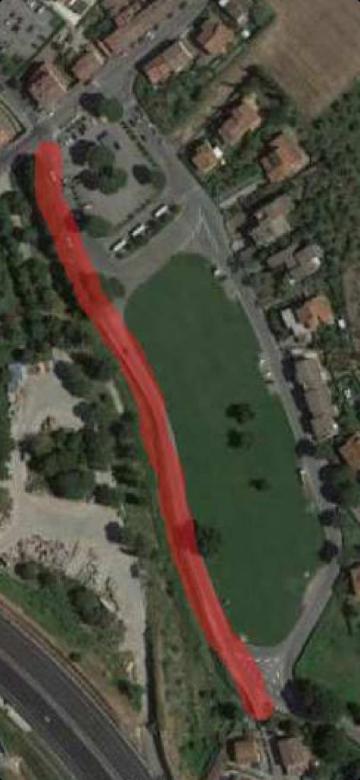 Piazza Kennedy, apre il cantiere per il nuovo muro lungo il Vingone