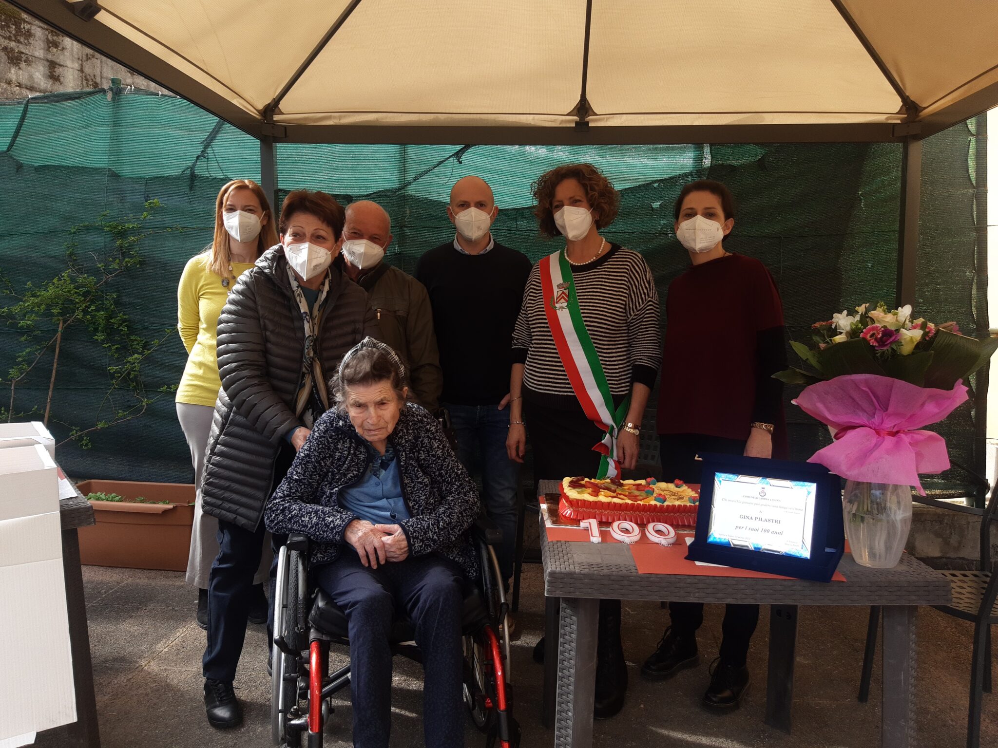 I festeggiamenti di Gina Pilastri
