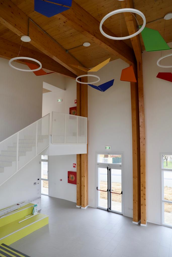 Nuova scuola primaria Dante Alighieri, interno 