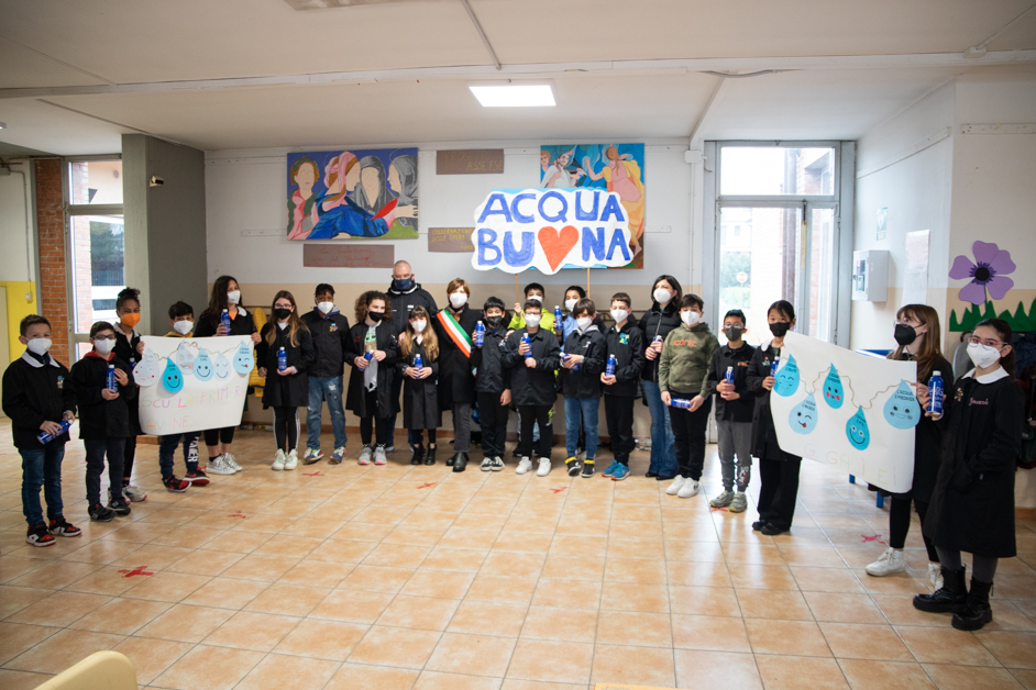 Alunni della scuola primaria Galilei 