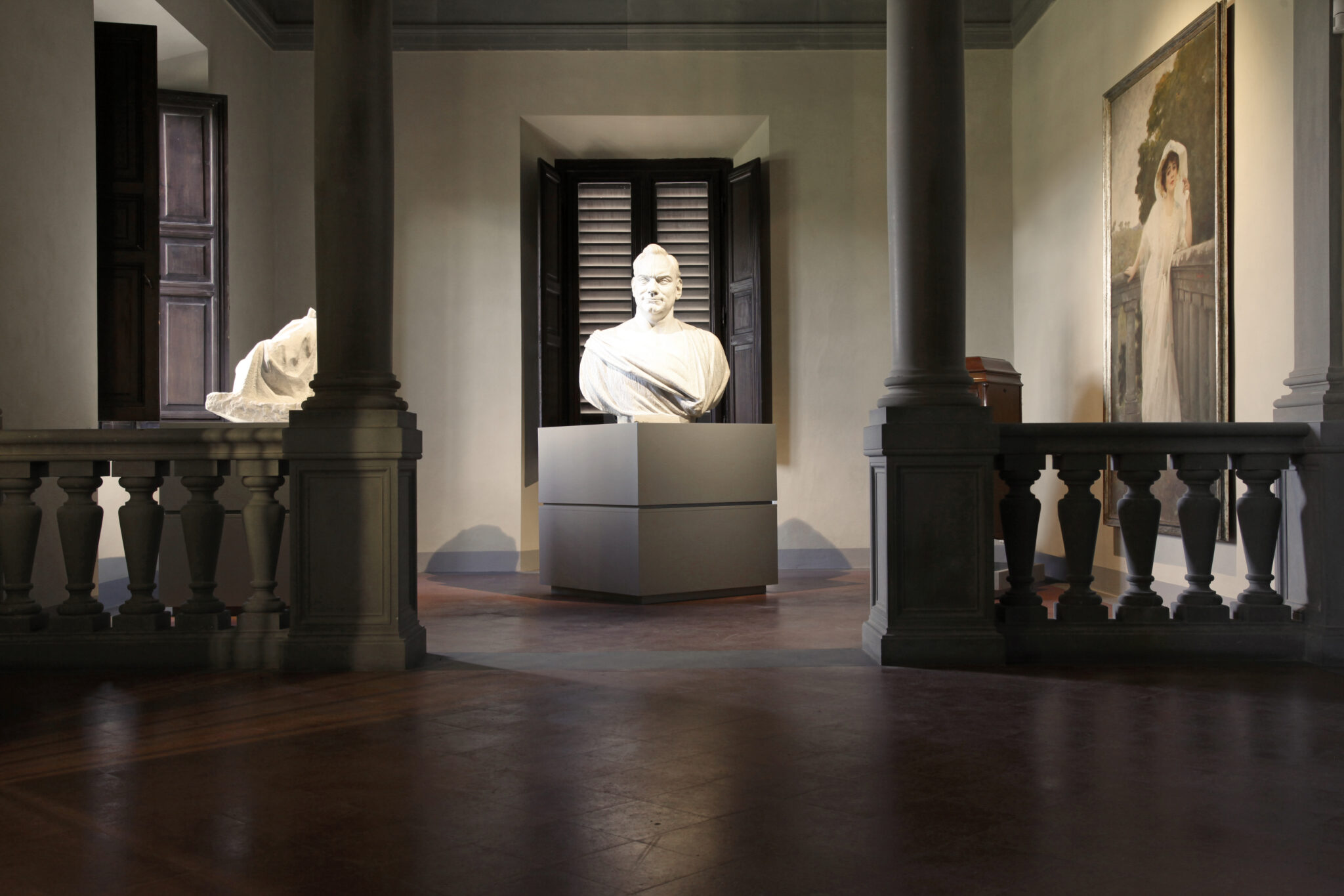 Busto Luciano Pituello parte attiva nella creazione del Museo Caruso di Lastra a Signa, donando gran parte del patrimonio, documentario e oggettistica, presente negli allestimenti museali (Fonte foto sito web Comune di Lastra a Signa)