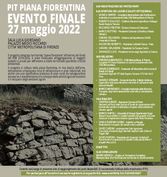 Programma Evento Pit - Piana Fiorentina - Palazzo Medici Riccardi 