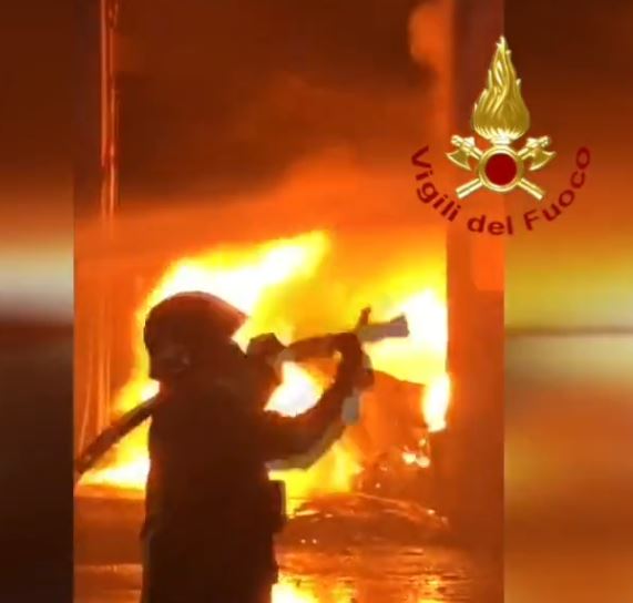 Incendio Signa (Fonte Frame Video Vigili del Fuoco) 