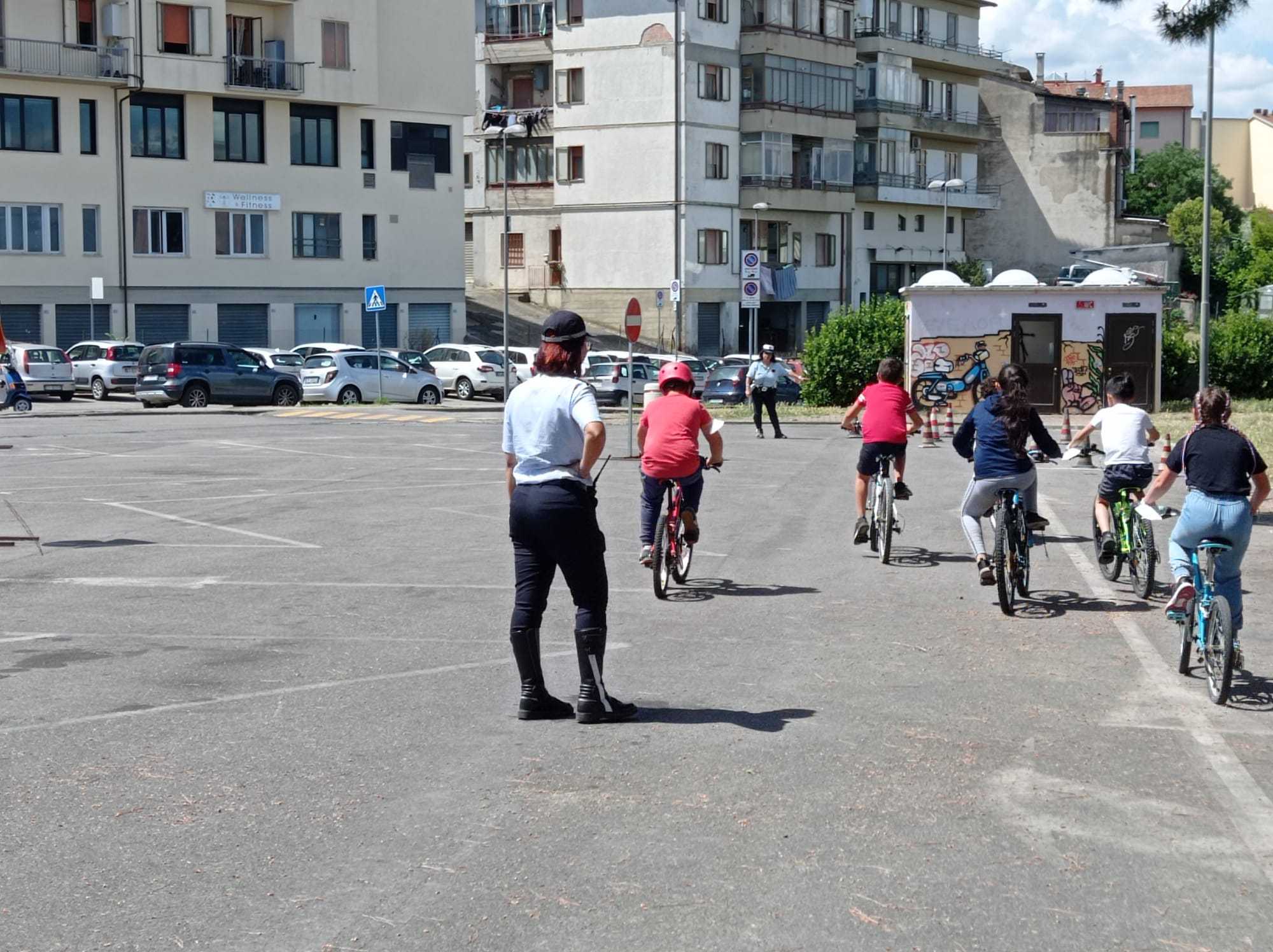 La consegna del patentino da pedone e ciclista (Fonte foto Comune di Montespertoli)
