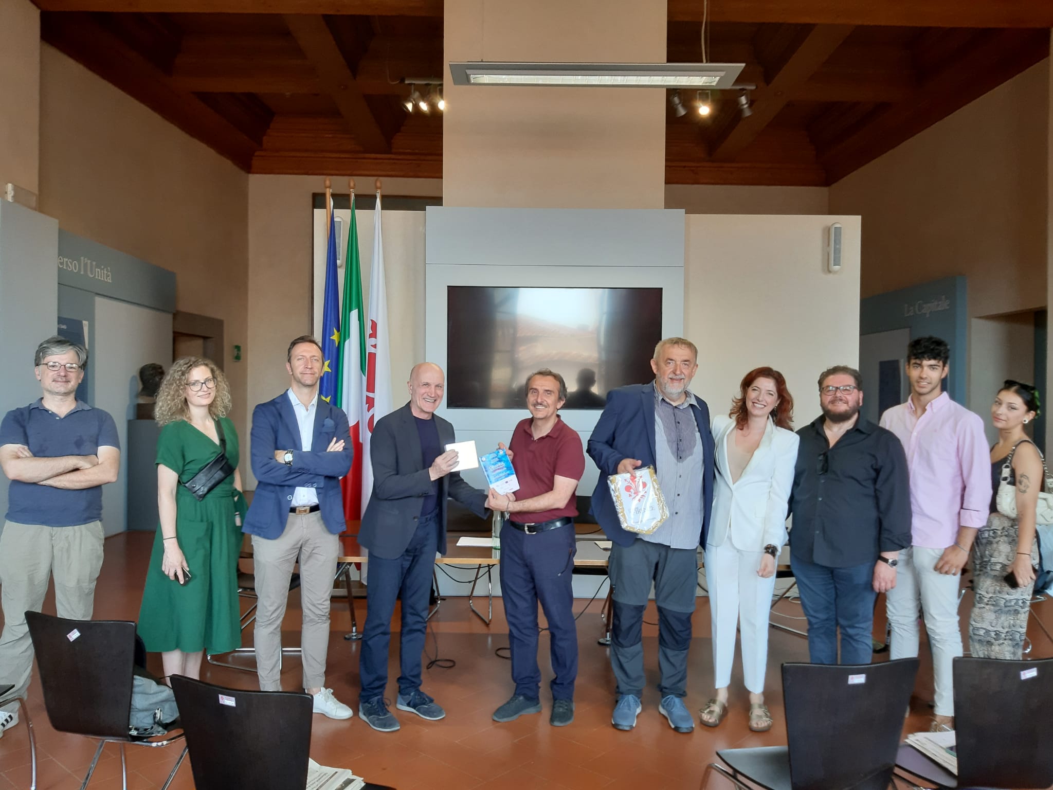 Luca Milani ha incontrato una delegazione del progetto “Let’s Sing” - fonte Comune di Firenze