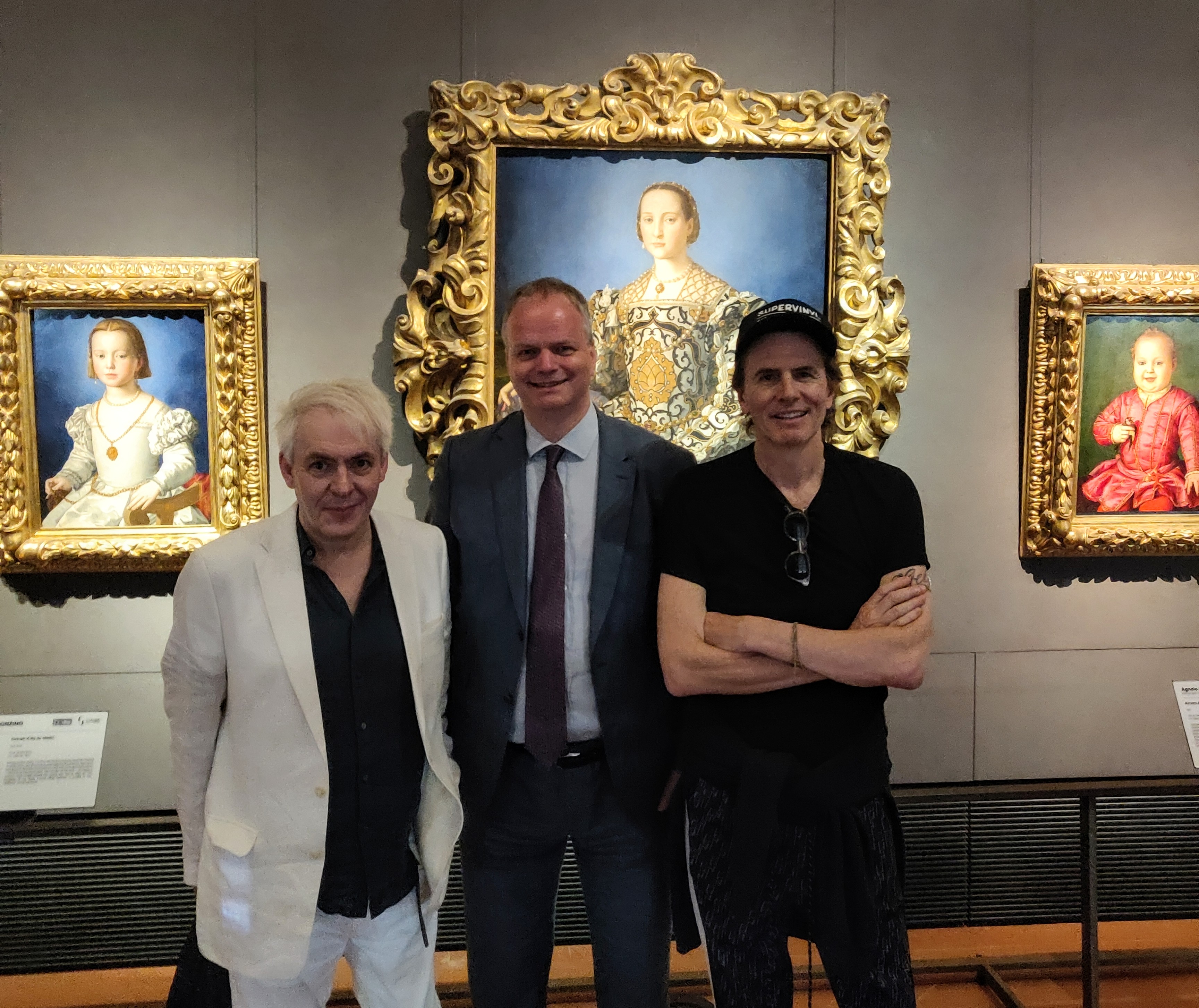 I Duran Duran agli Uffizi (Fonte foto Galleria degli Uffizi)