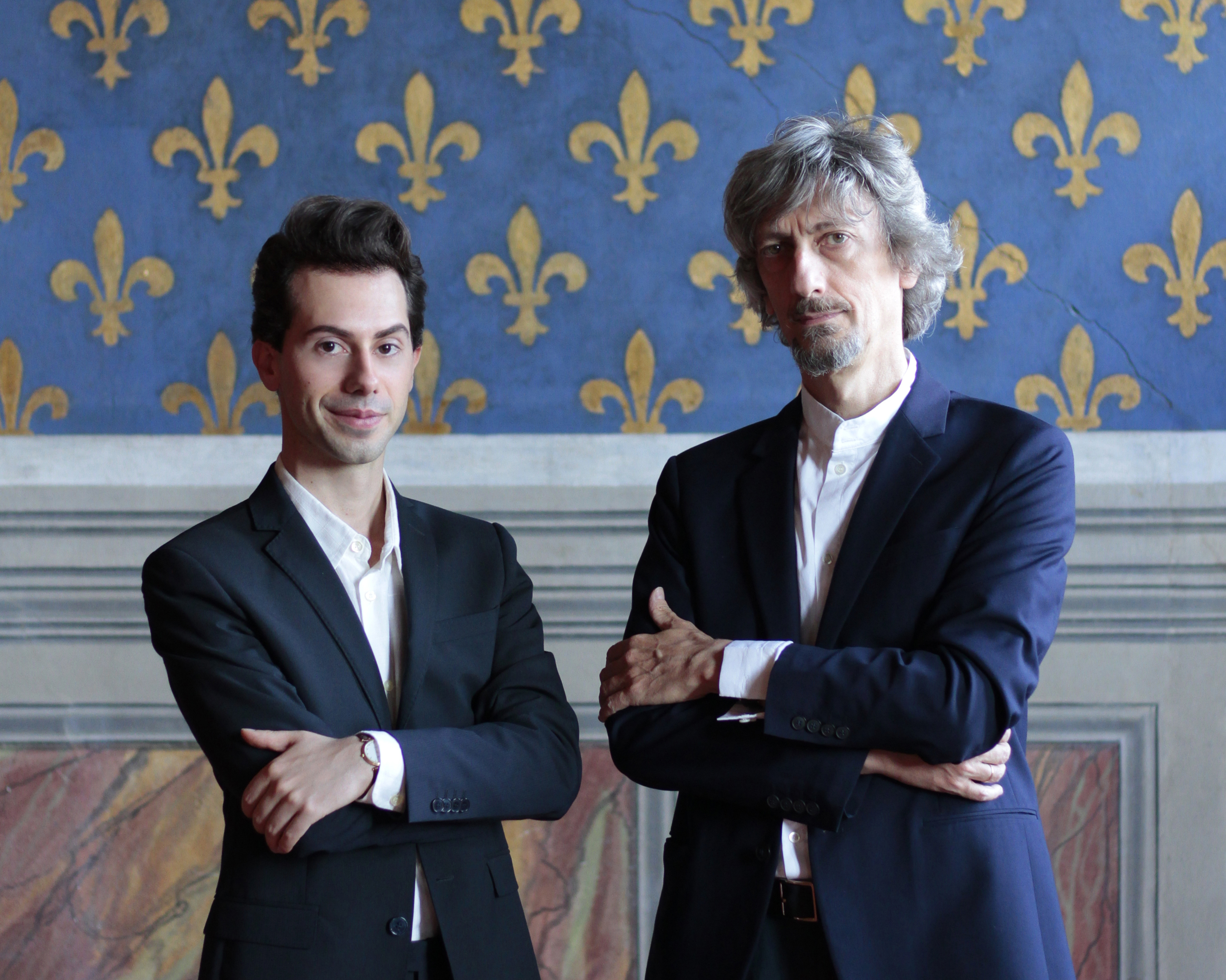 Federico Maria Sardelli e Samuele Lastrucci (Fonte foto Comune di Firenze)