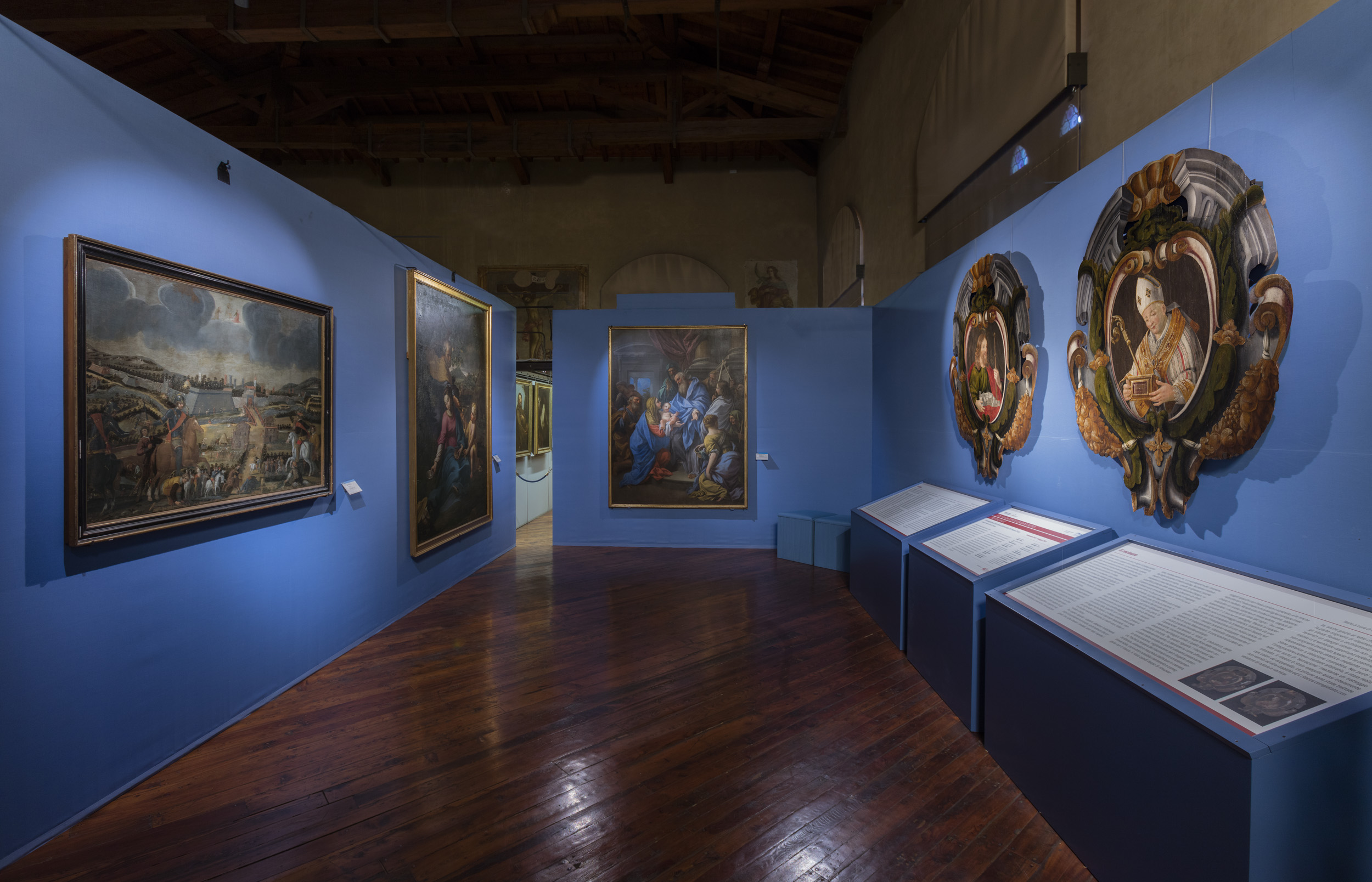 Museo Civico - La sala azzurra (Foto Domingie - Fonte Comune di Pistoia)