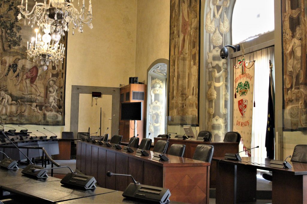 Sala Consiglio Citt Metropolitana di Firenze (fonte foto ufficio stampa - redazione MET)