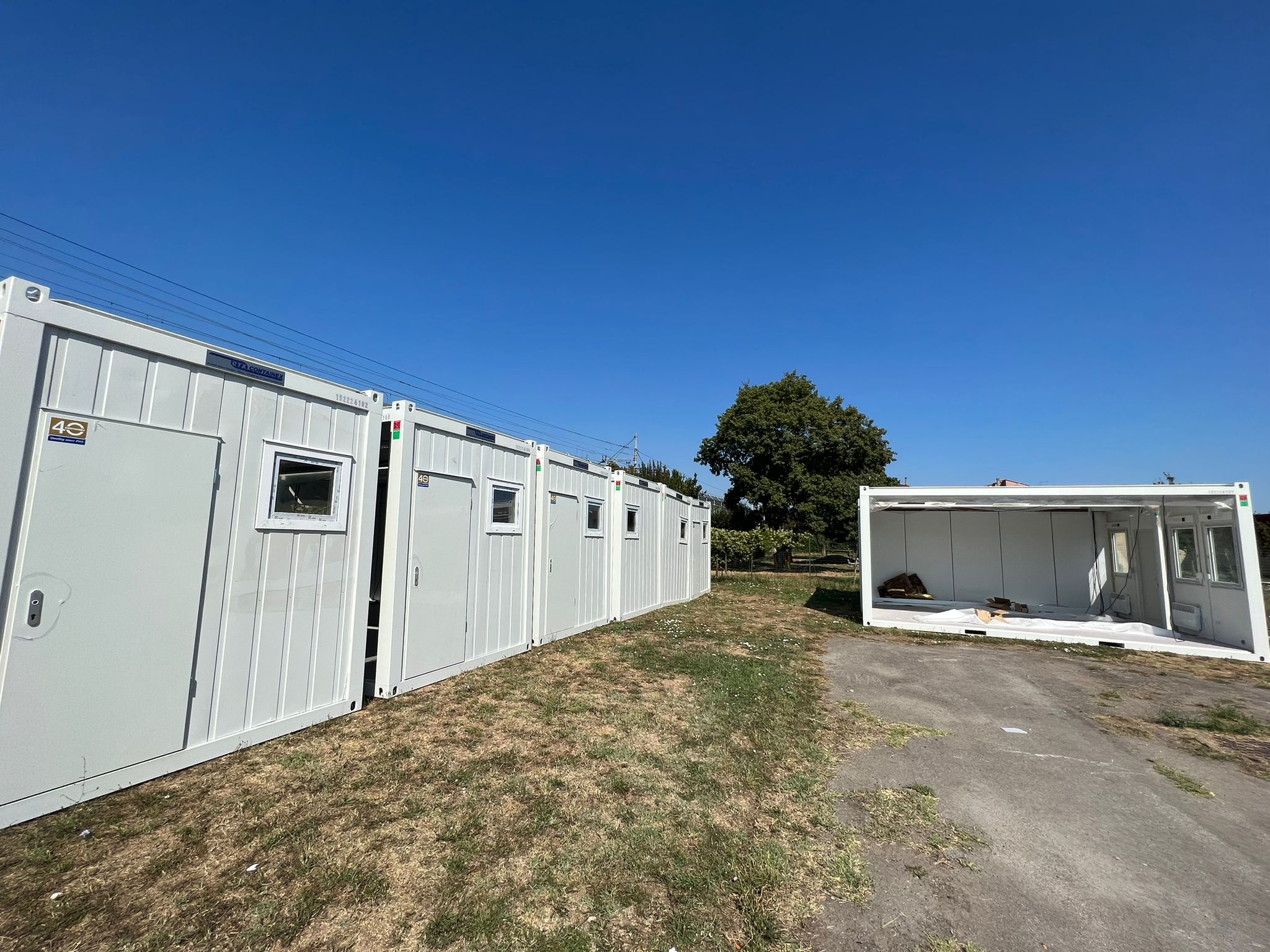 Giardini Cavicchi moduli prefabbricati per scuola Da Vinci (Fonte foto Comune di Figline e Incisa Valsarno)