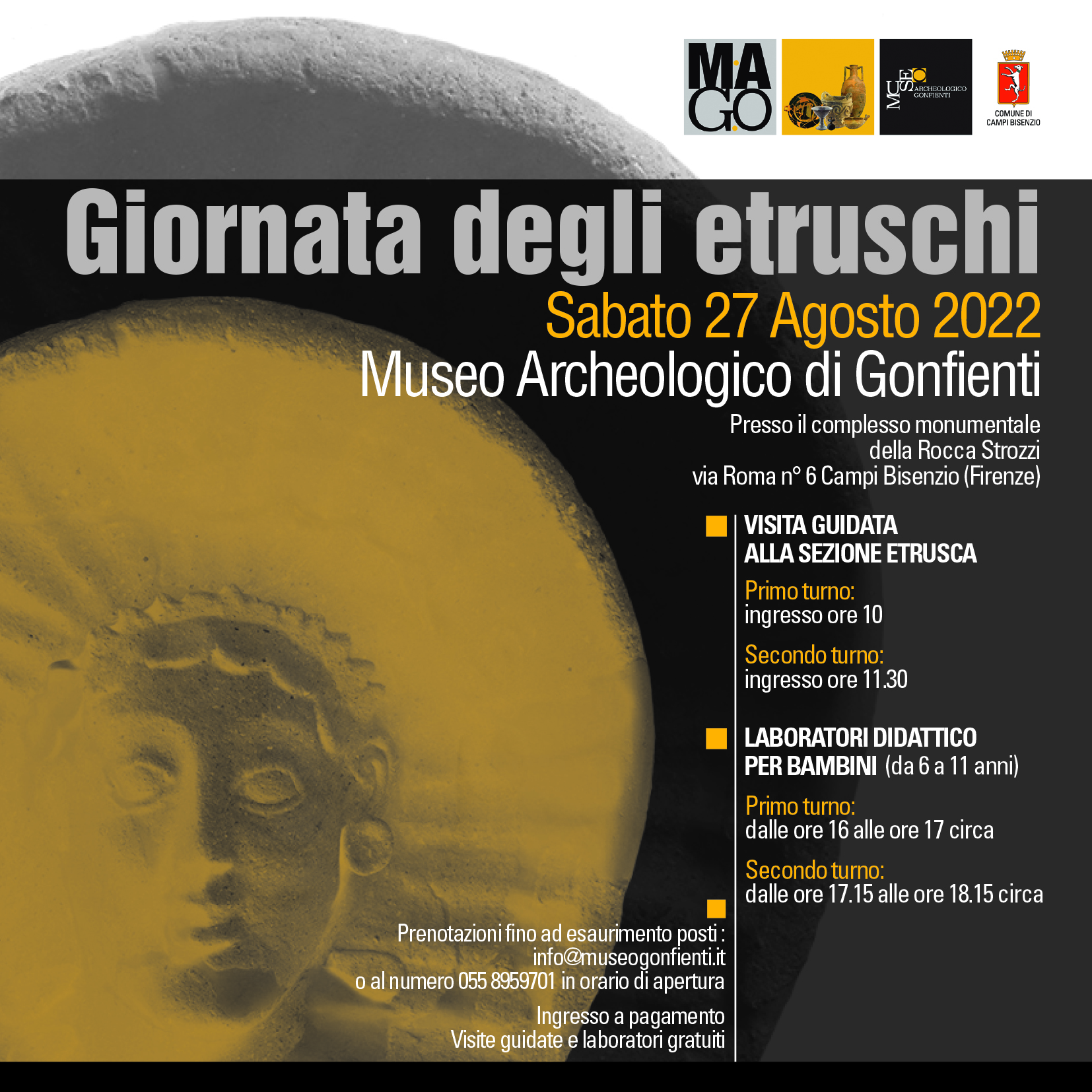 pubblicità giornata Etruschi - fonte Comune di Campi Bisenzio