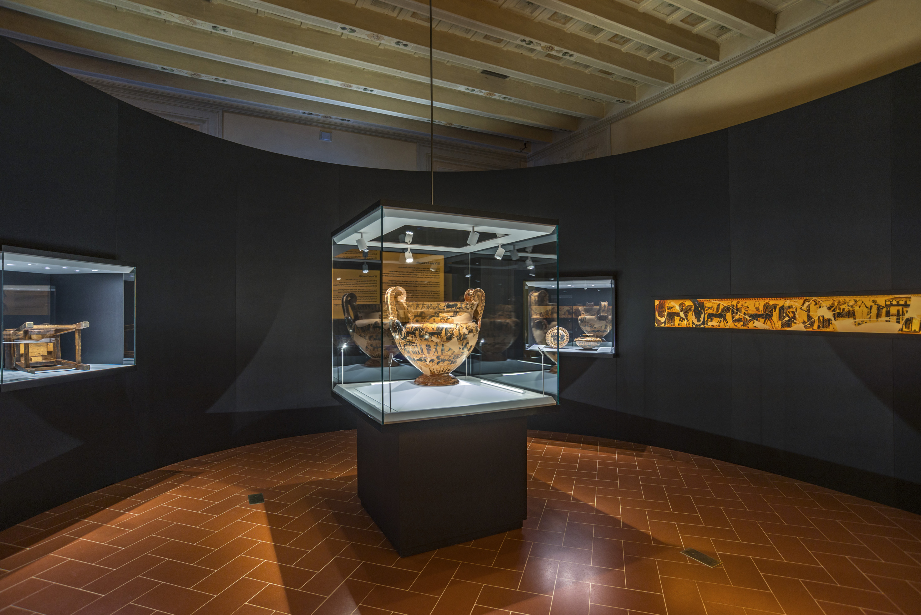 Firenze - Museo archeologico nazionale - La nuova sala del Vaso Francois (Fonte foto Direzione Regionale Musei)