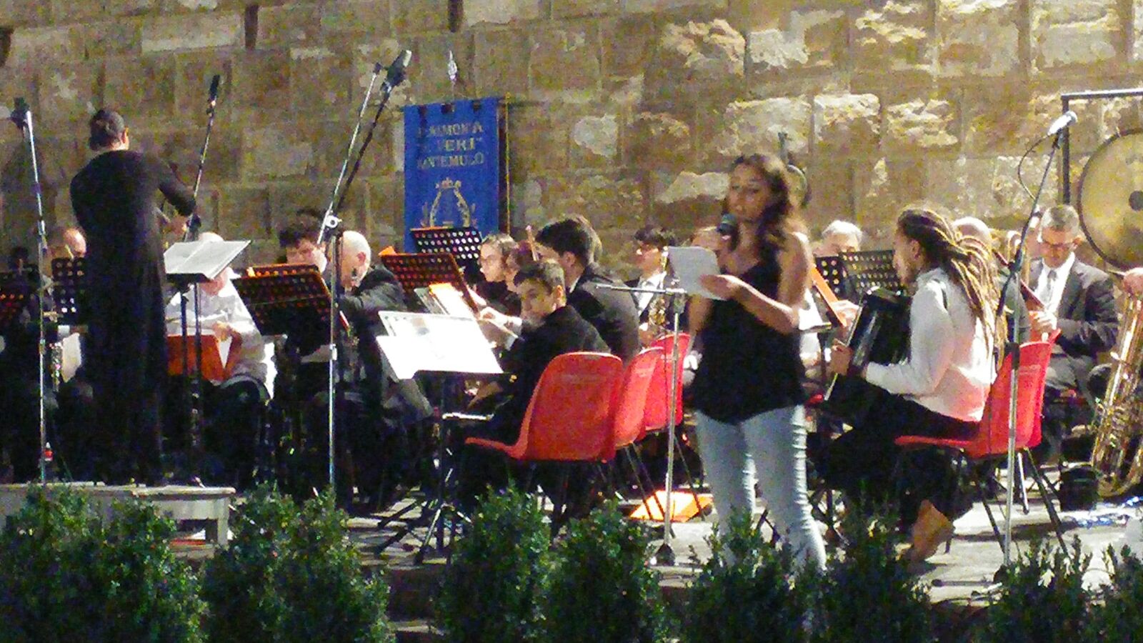 La Filarmonica Verdi in concerto in piazza Signoria a Firenze (Fonte foto Comune di Montemurlo)