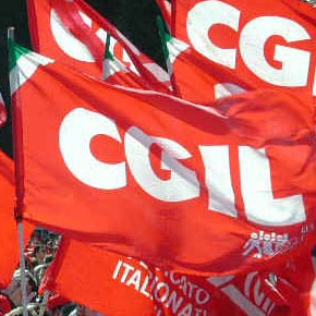 Bandiere CGIL _(Fonte foto Regione Toscana)