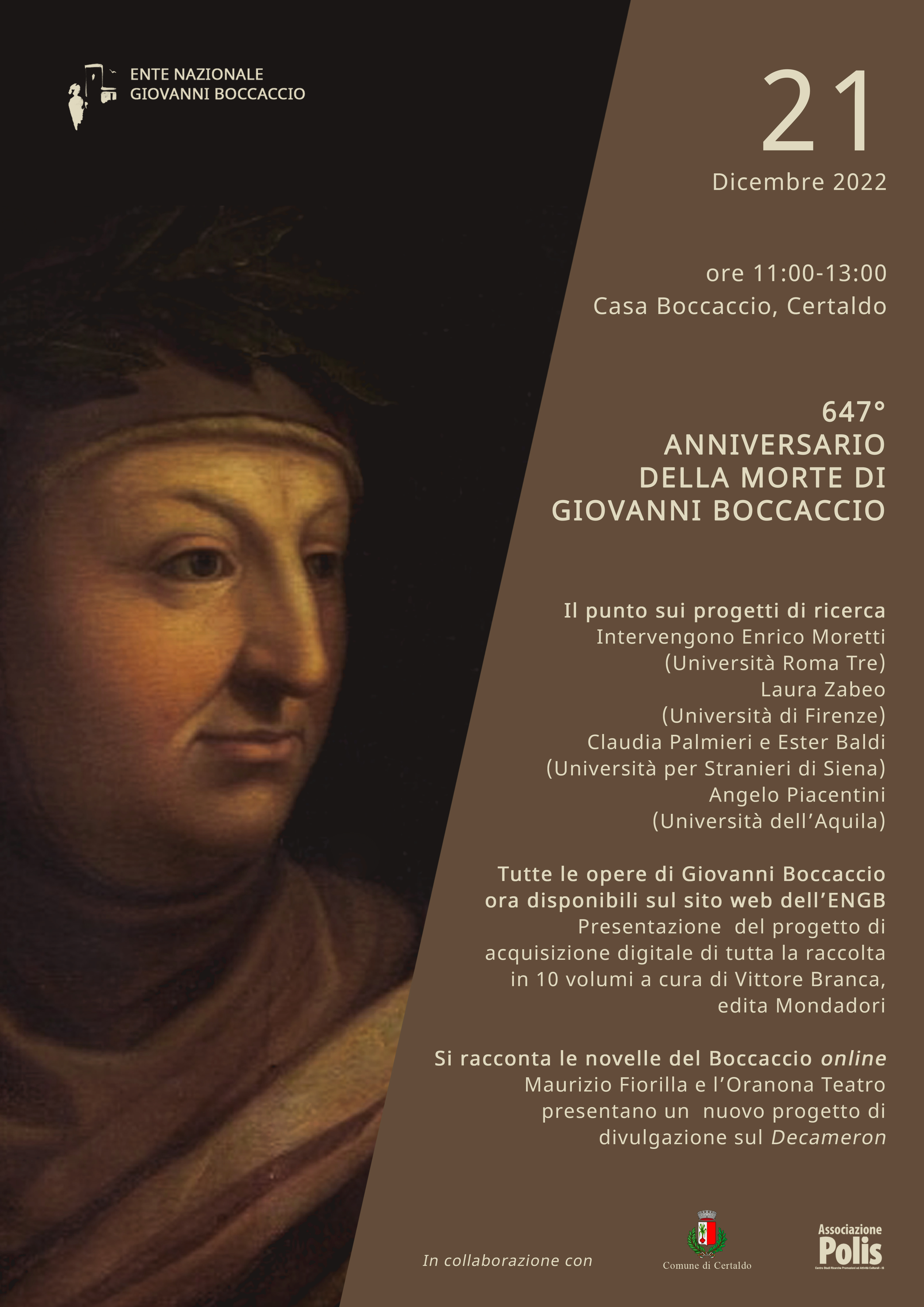 Evento Boccaccio a Certaldo 