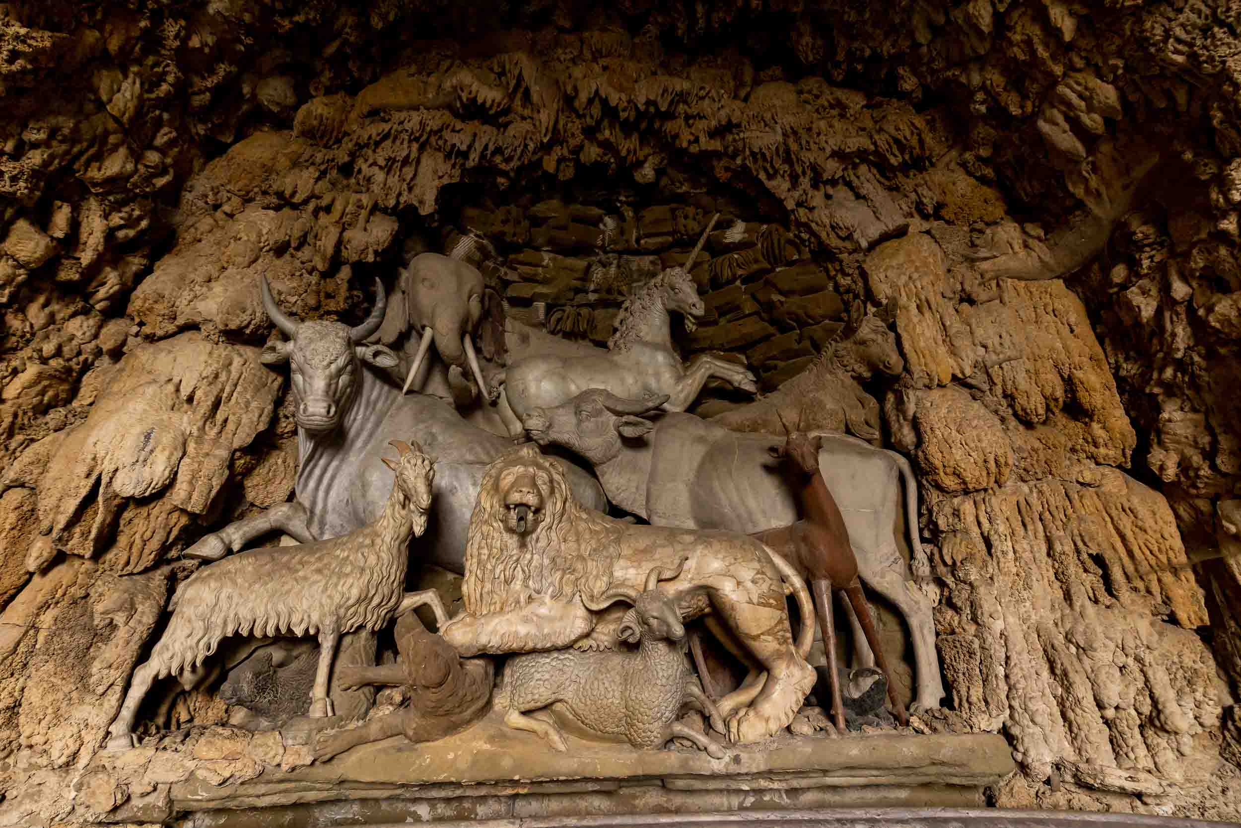 Grotta degli animali particolare (Fonte foto Direzione Musei della Toscana)