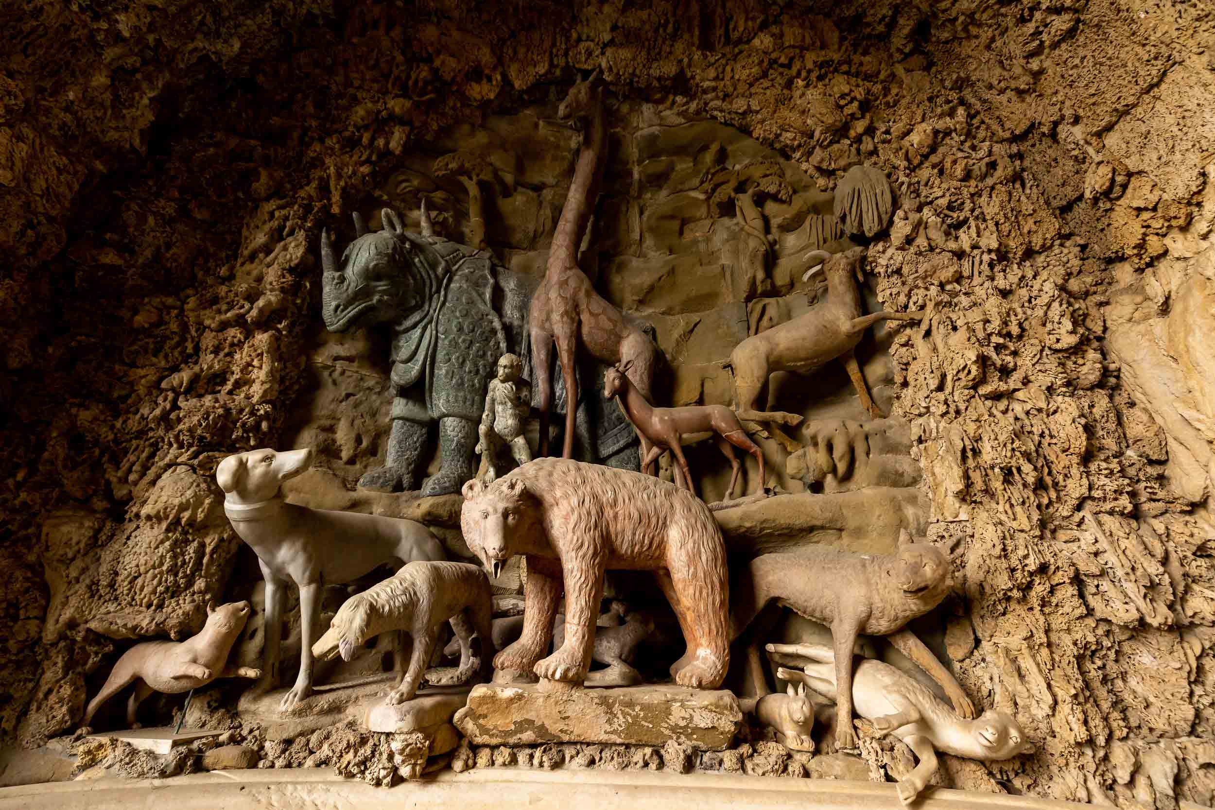 Dettaglio Grotta degli animali (Fonte foto Direzione Musei dlela Toscana)