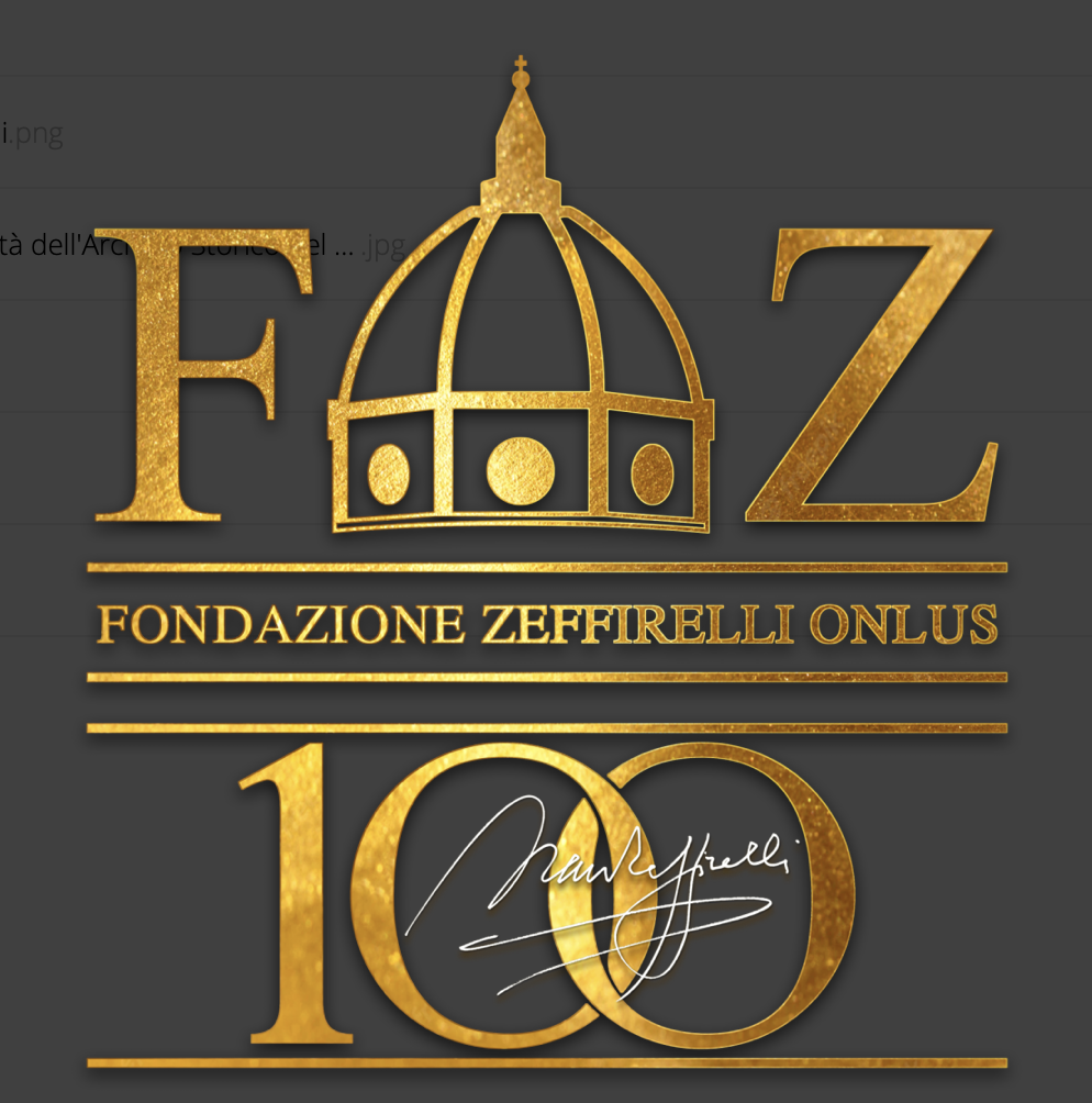 Logo Fondazione Zeffirelli centenario