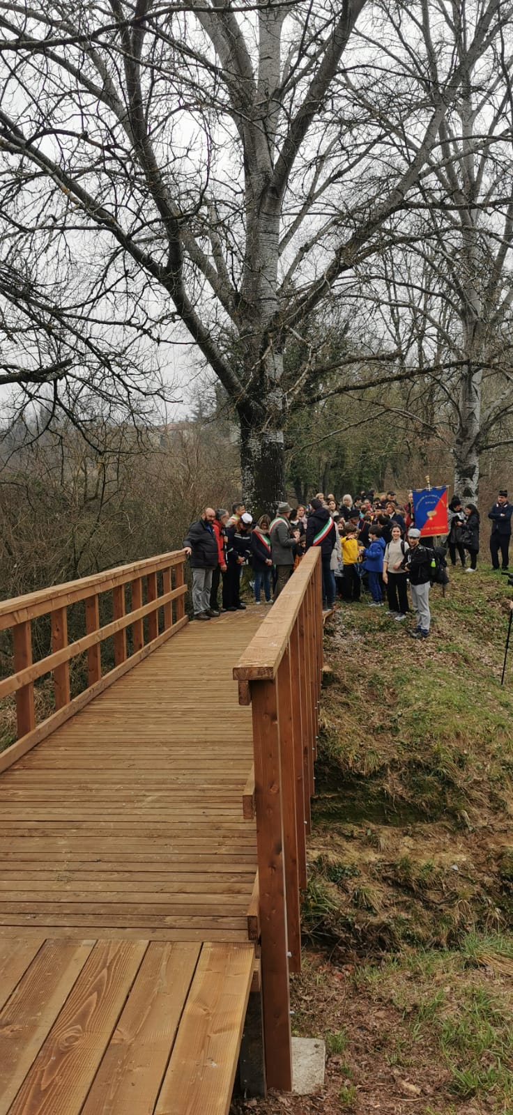 Il nuovo ponte prima dell'inaugurazione (Fonte foto Comune di Fucecchio)