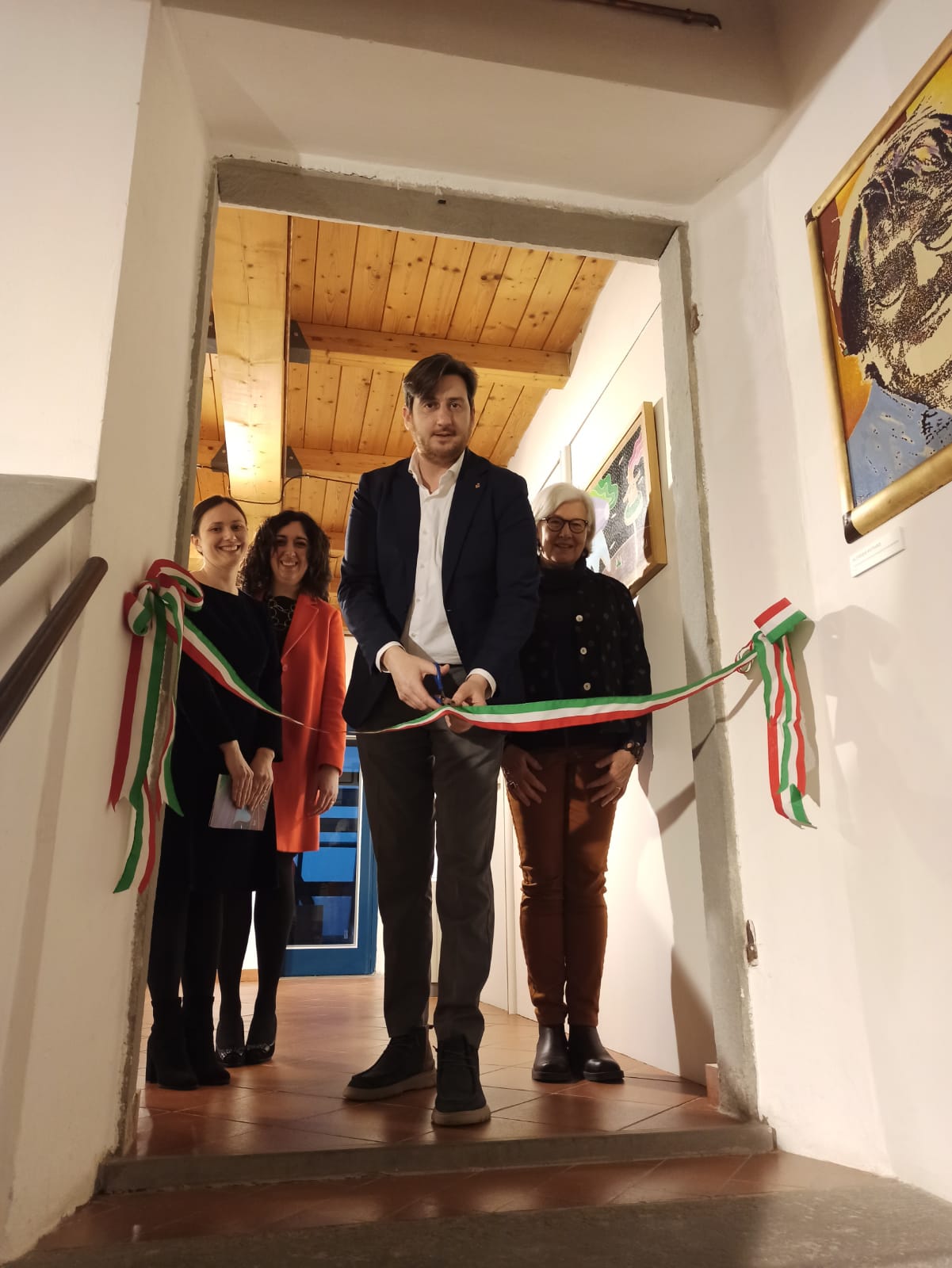 Inaugurazione mostra Ghelli al Museo di San Casciano 