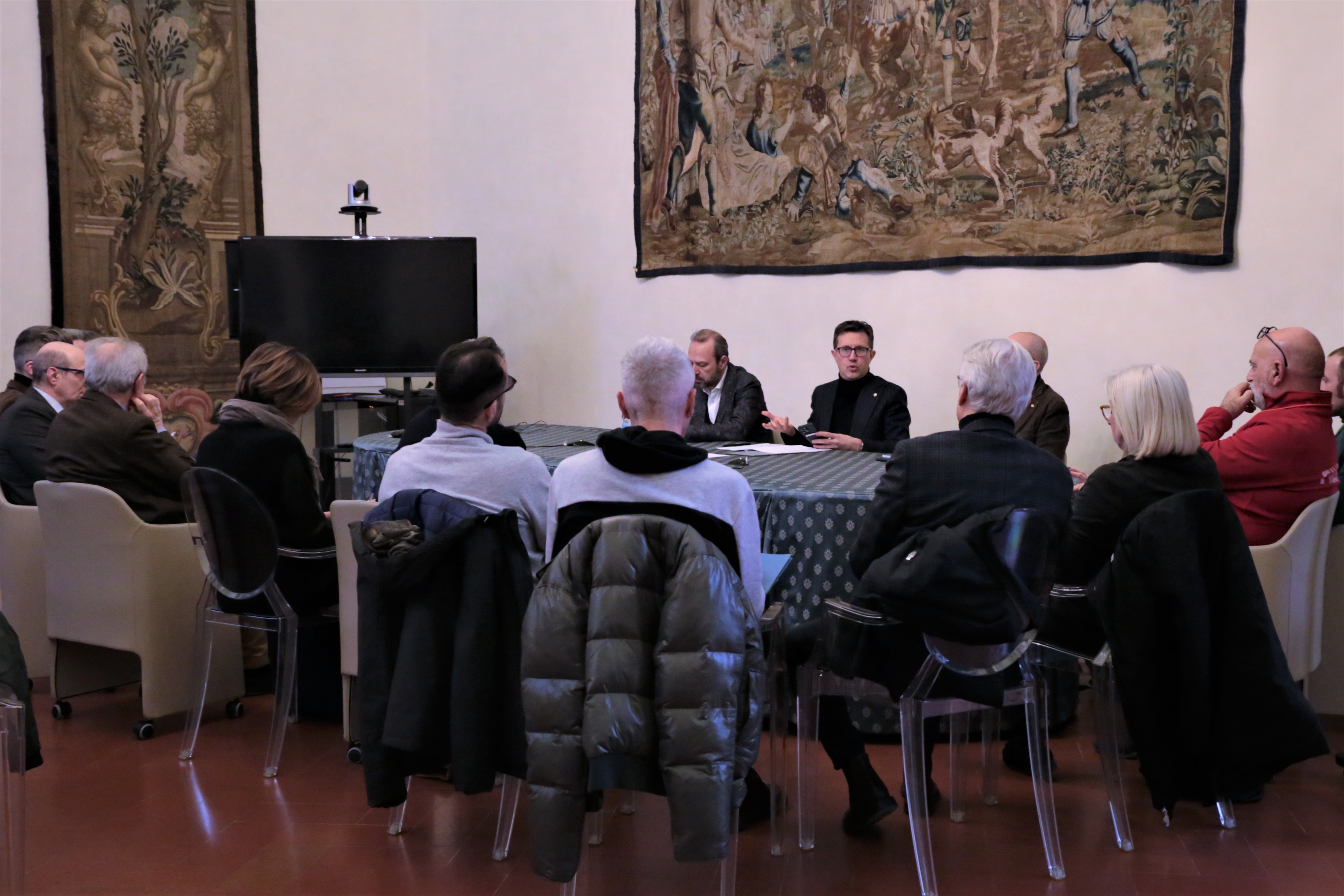 Superbonus. Il Sindaco Nardella incontra le categorie economiche in Palazzo Medici Riccardi (foto Antonello Serino - Met Ufficio Stampa)