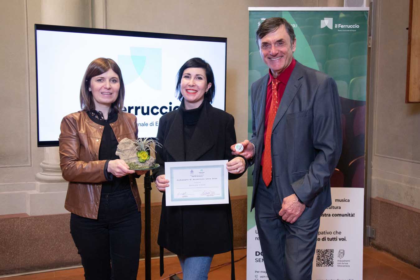 Teatro Il Ferruccio di Empoli, ringraziati i nuovi sostenitori