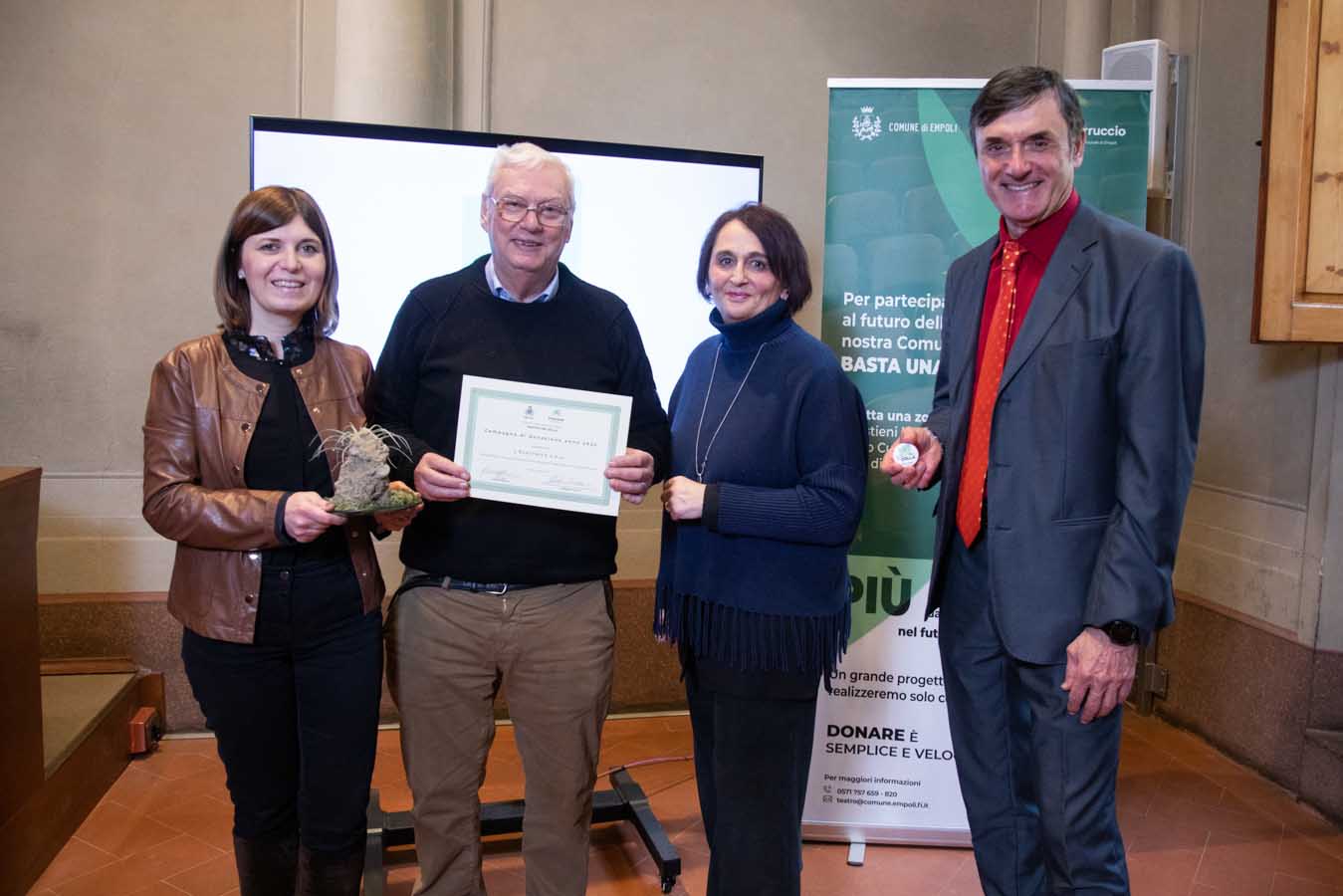 Teatro Il Ferruccio di Empoli, ringraziati i nuovi sostenitori