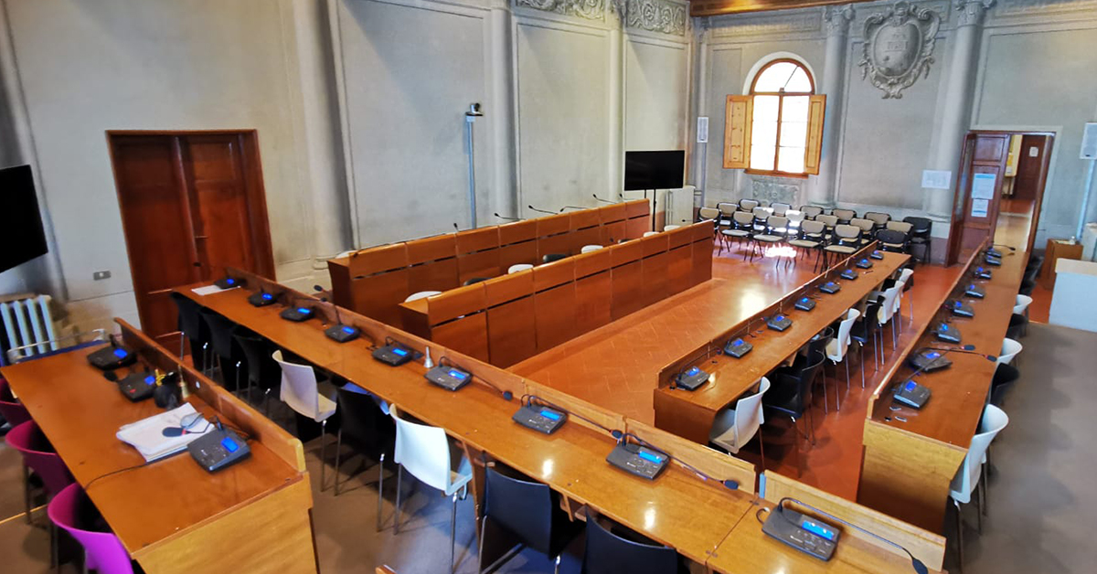 Sala dell'assemblea consiliare empolese