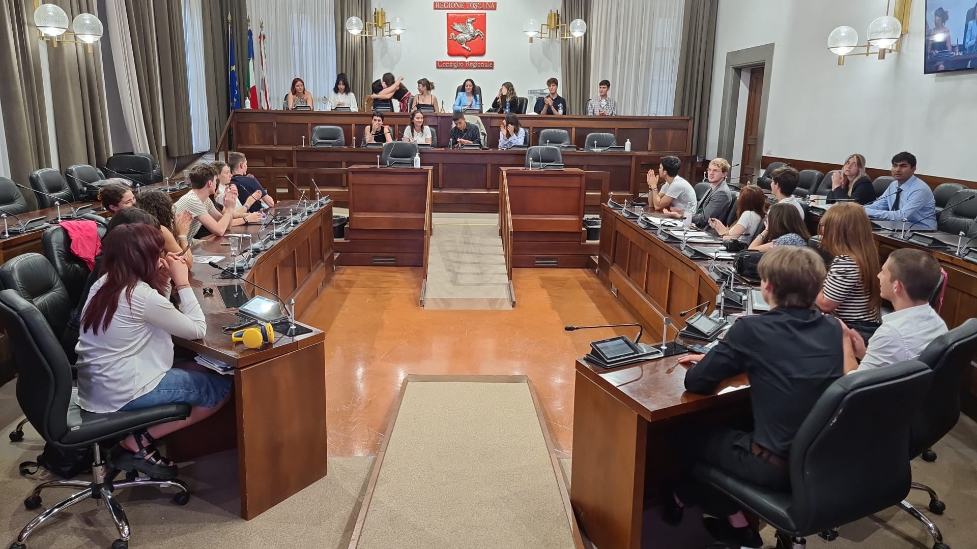 Parlamento regionale studenti (Fonte foto Consiglio della Reigone Toscana)