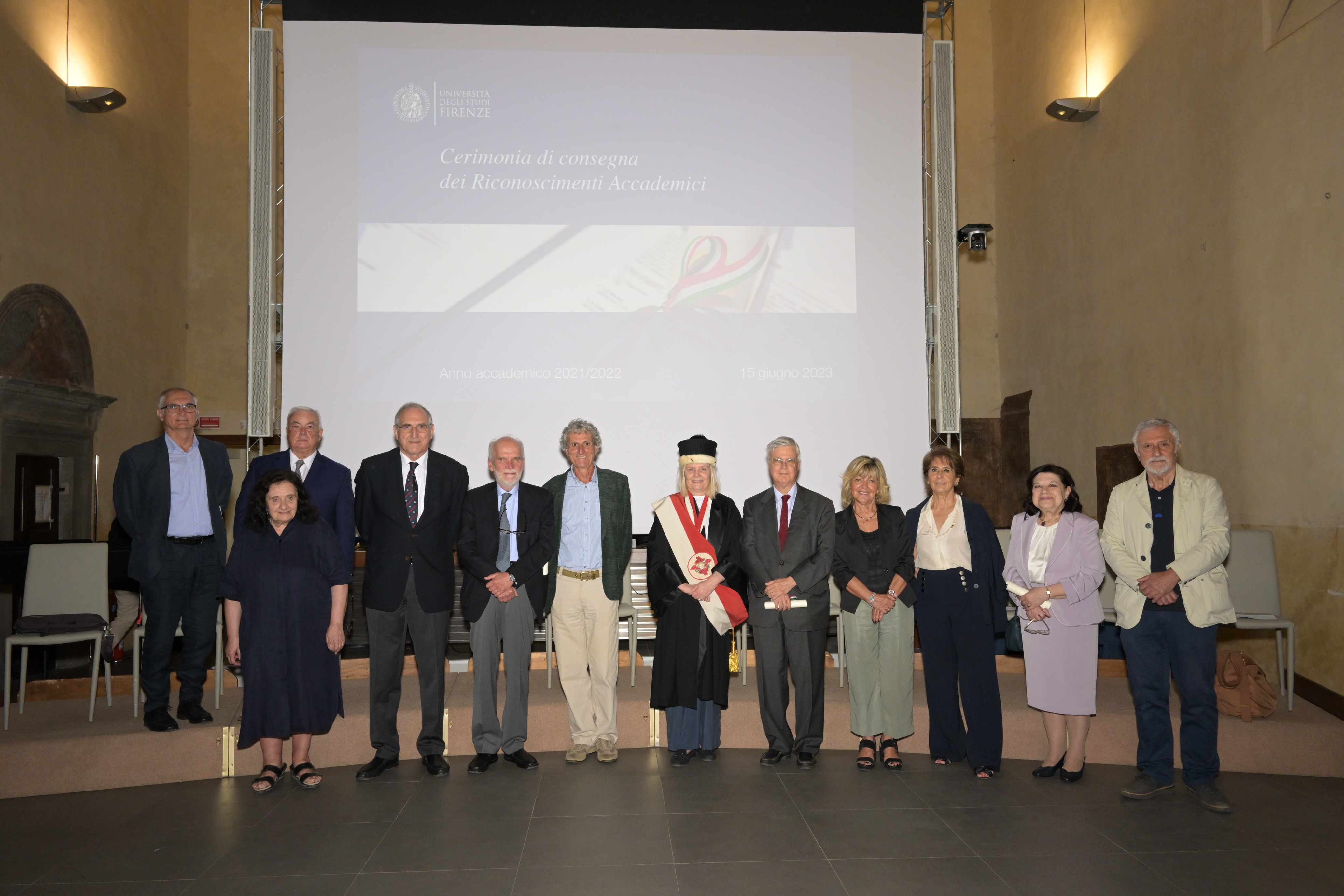 Docenti emeriti e onorari (Fonte foto Università degli Studi di Firenze)