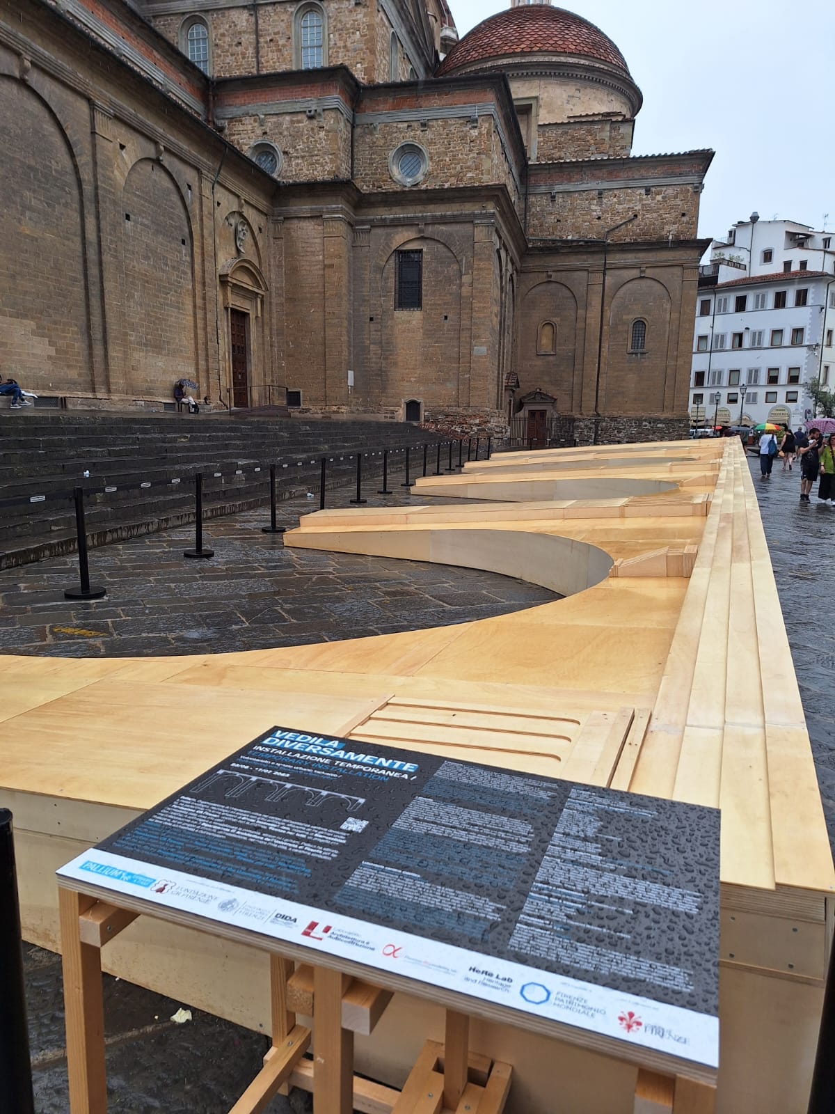 Firenze. In piazza San Lorenzo l’installazione di associazione Pallium e Architettura UniFI sui temi dell'inclusività