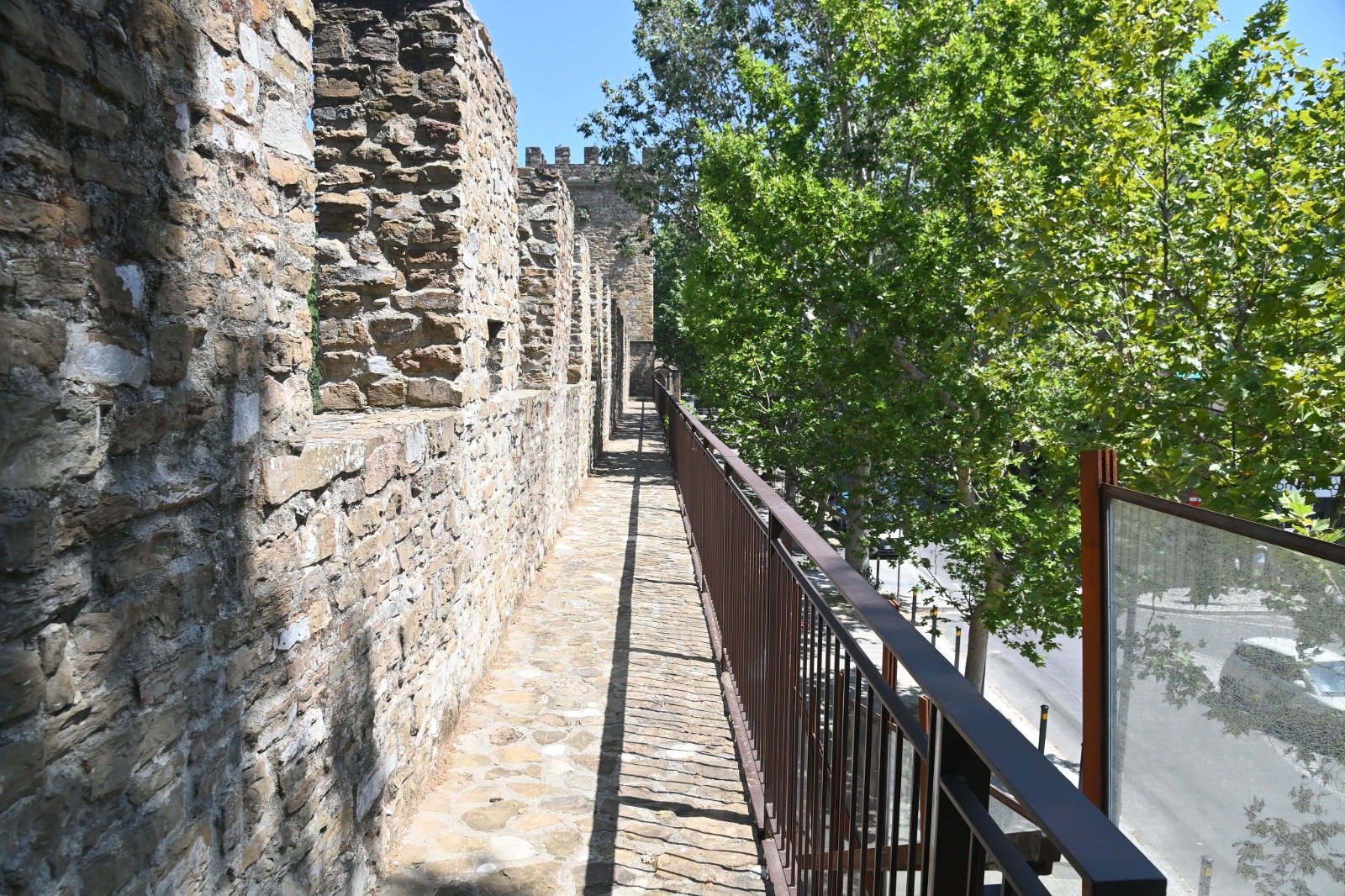 Il camminamento di Porta San Frediano (Fonte foto Mus.E)