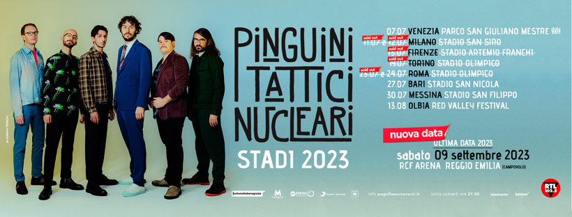 Pinguini Tattici Nucleari a Firenze (fonte foto pagina fb)