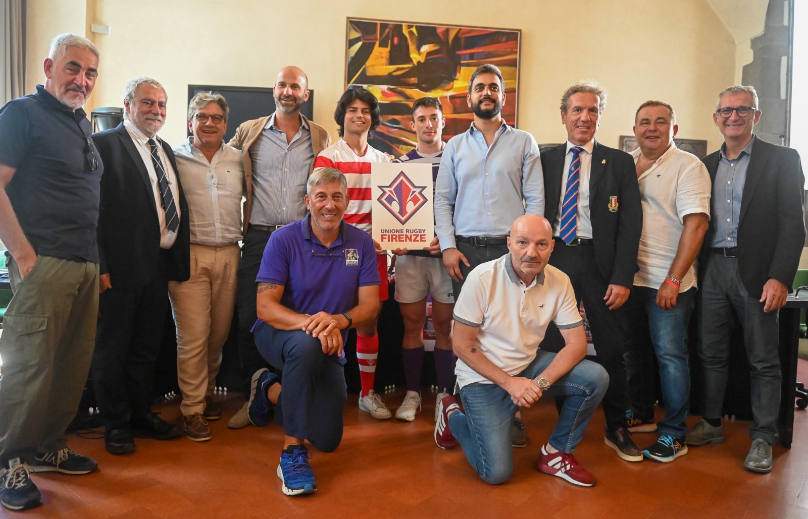 Conferenza stampa rugby (fonte foto Comune di Firenze)