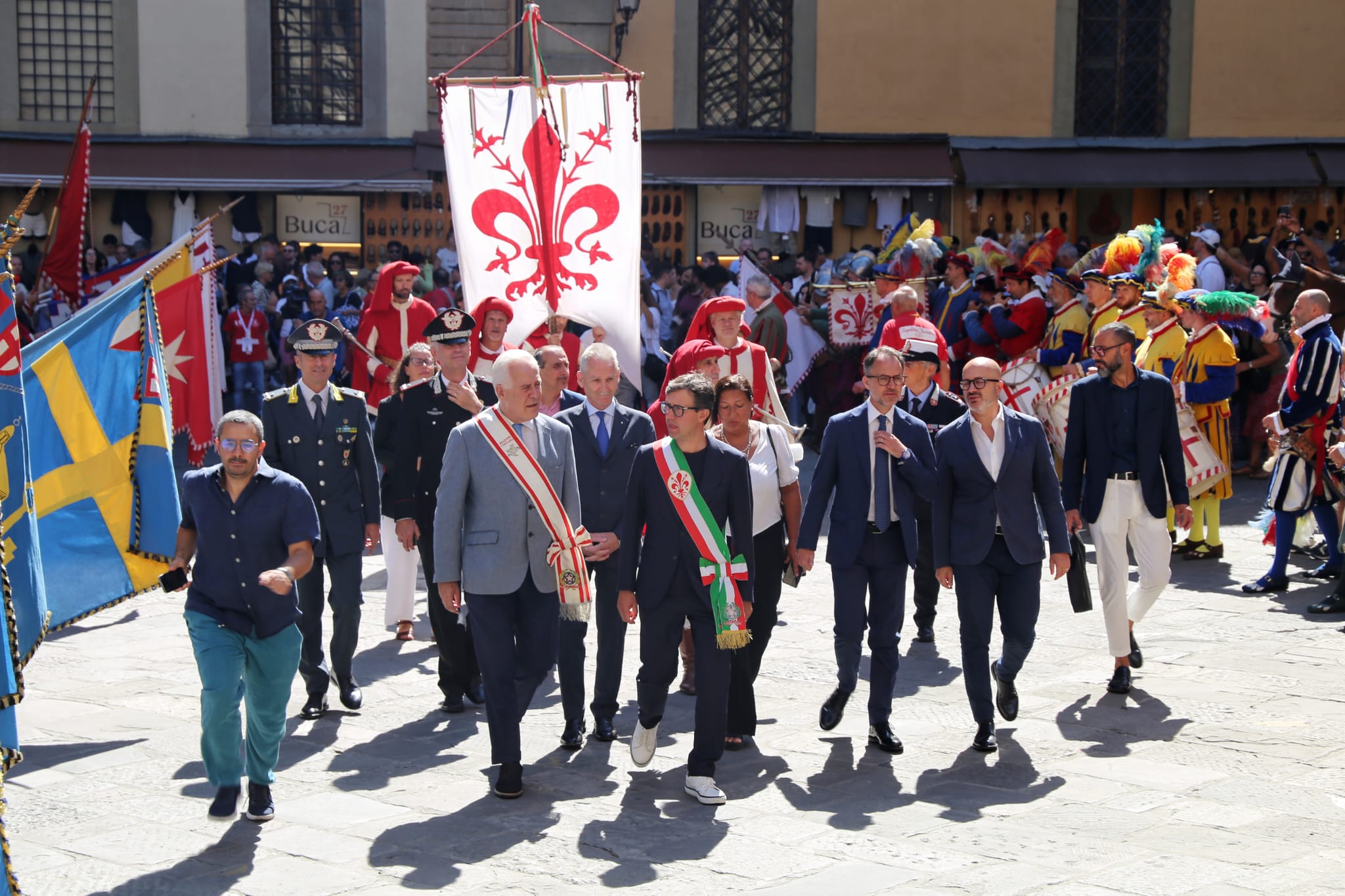 Festa di San Lorenzo, il presidente Giani alle celebrazioni (foto Antonello Serino - Met Ufficio Stampa)