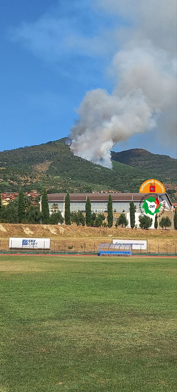 Incendio Massanera (Fonte foto Regione Toscana)