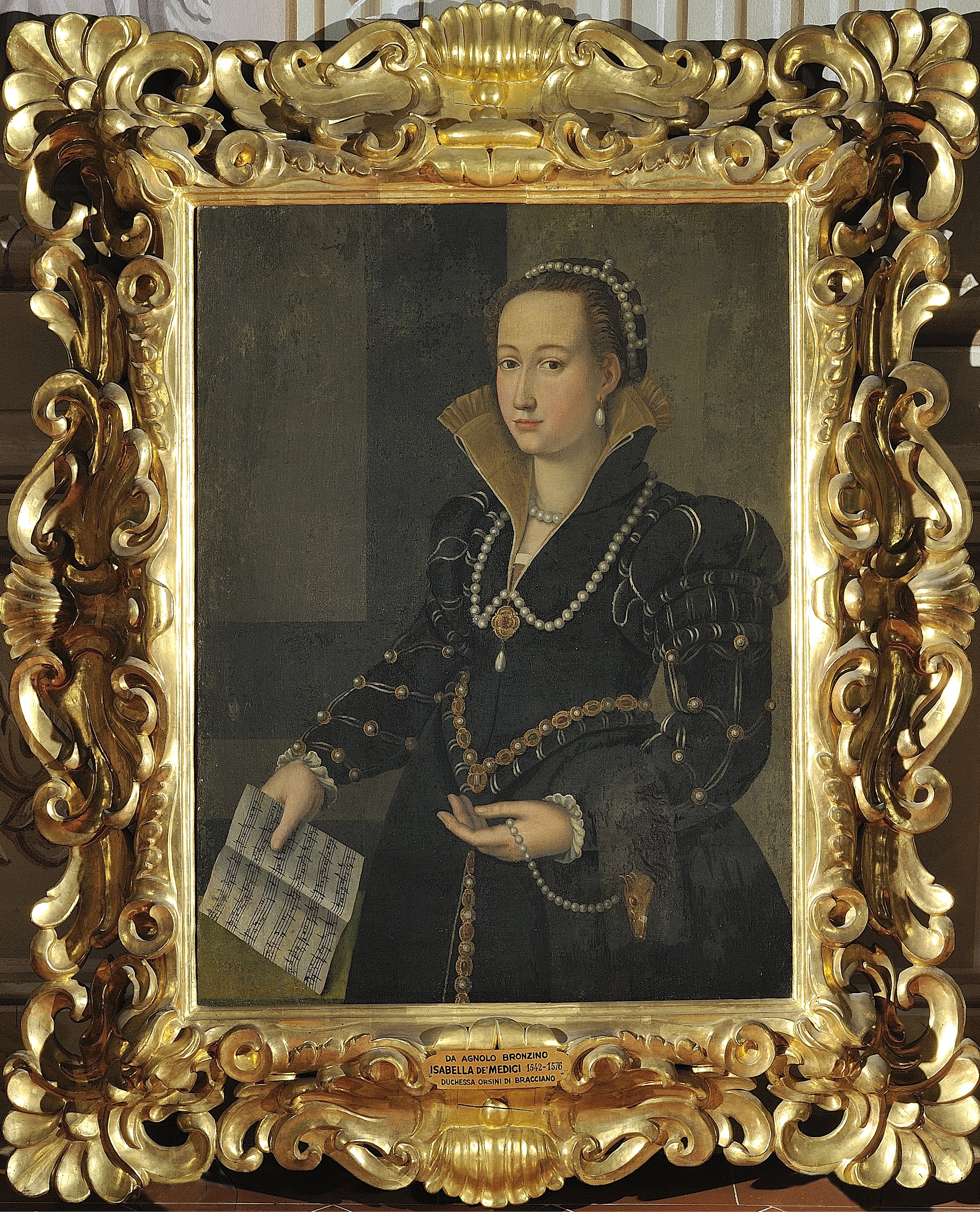 Da Alessandro Allori, Ritratto di Isabella de'Medici, Villa medicea di Cerreto Guidi (Fonte foto Firenze Musei)