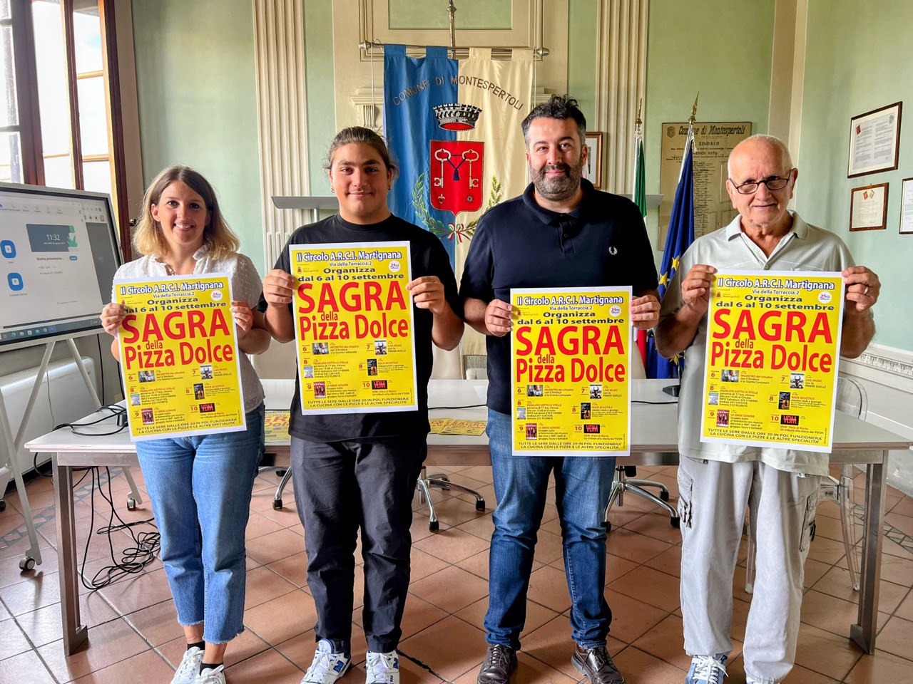 Sagra della pizza dolce al Circolo Arci a Martignana (Fonte foto Comune di Montespertoli)