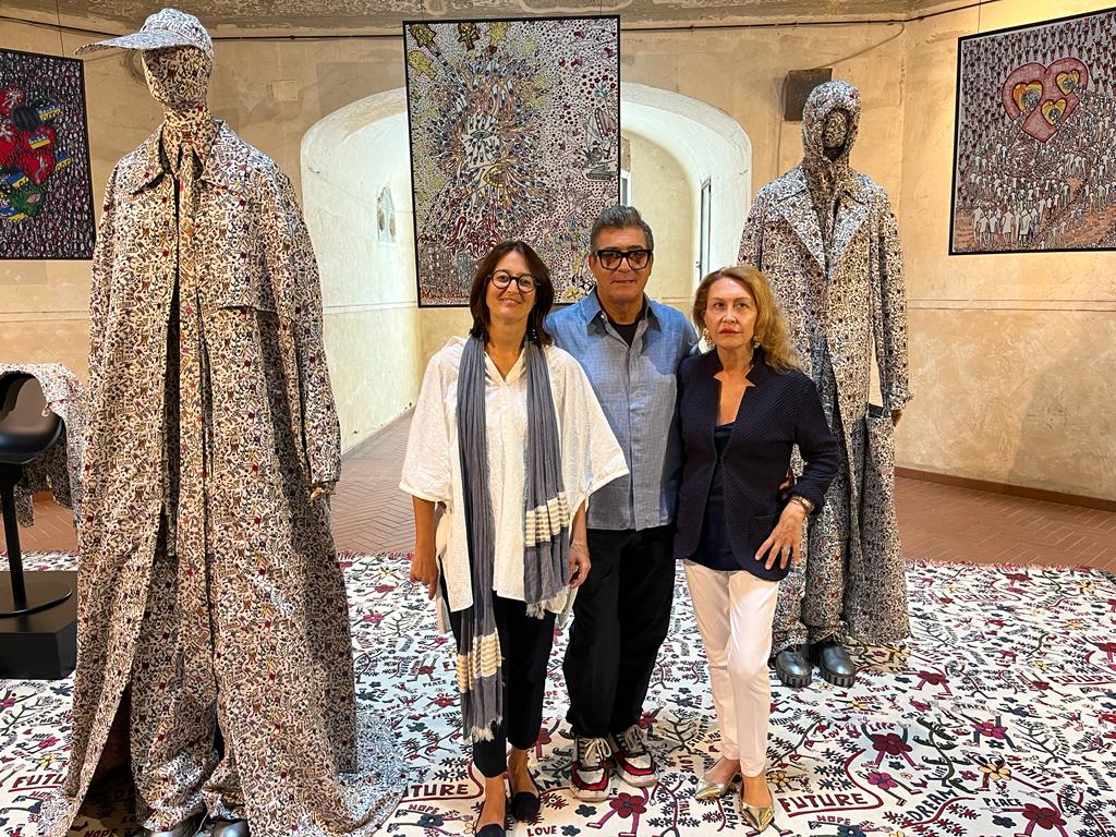 Drawing everyday_da sx Valentina Gensini_Stefano Chiassai_Perla Gianni