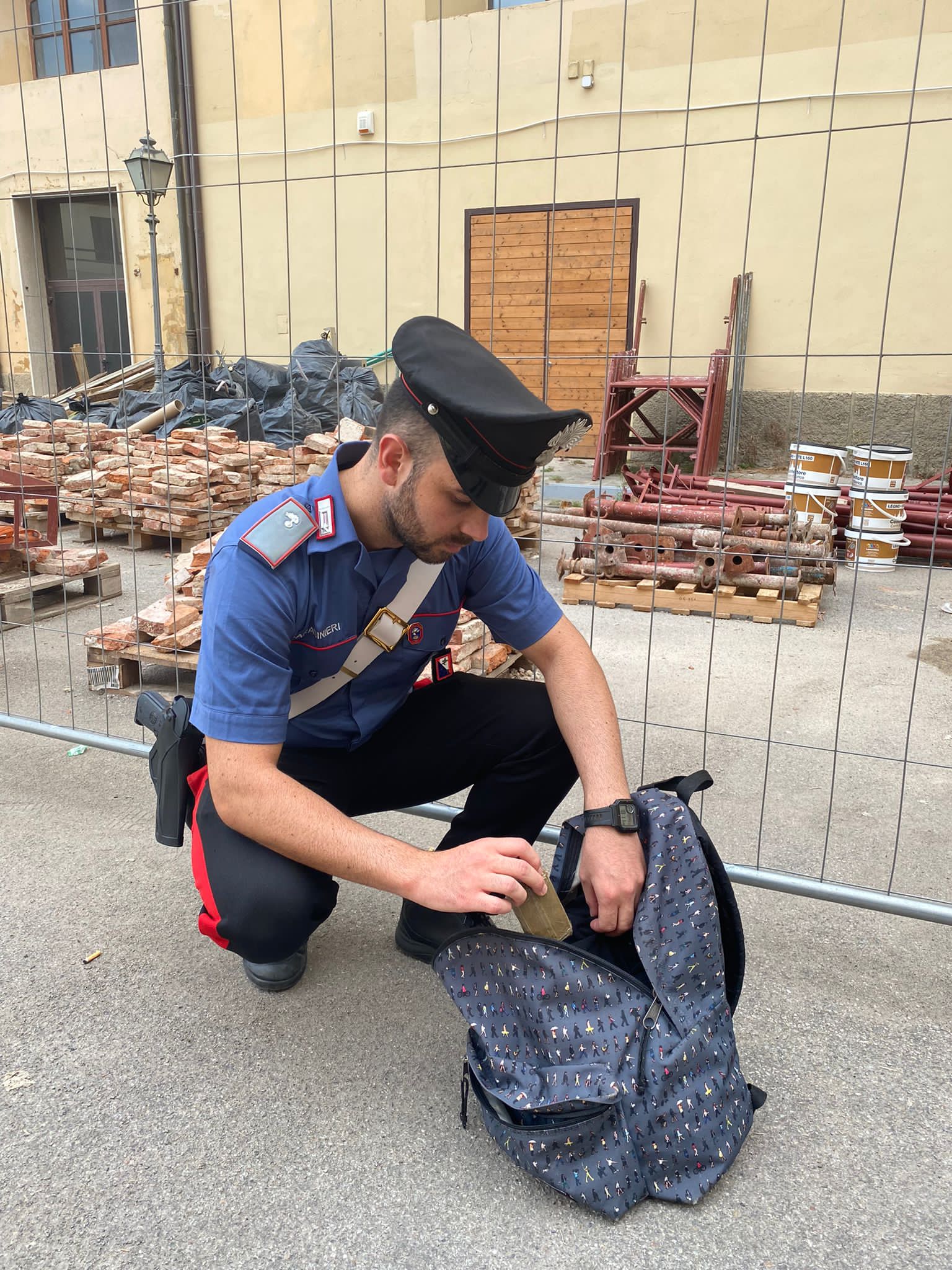 Comune di Reggello effettuano un controllo a due cantieri edili