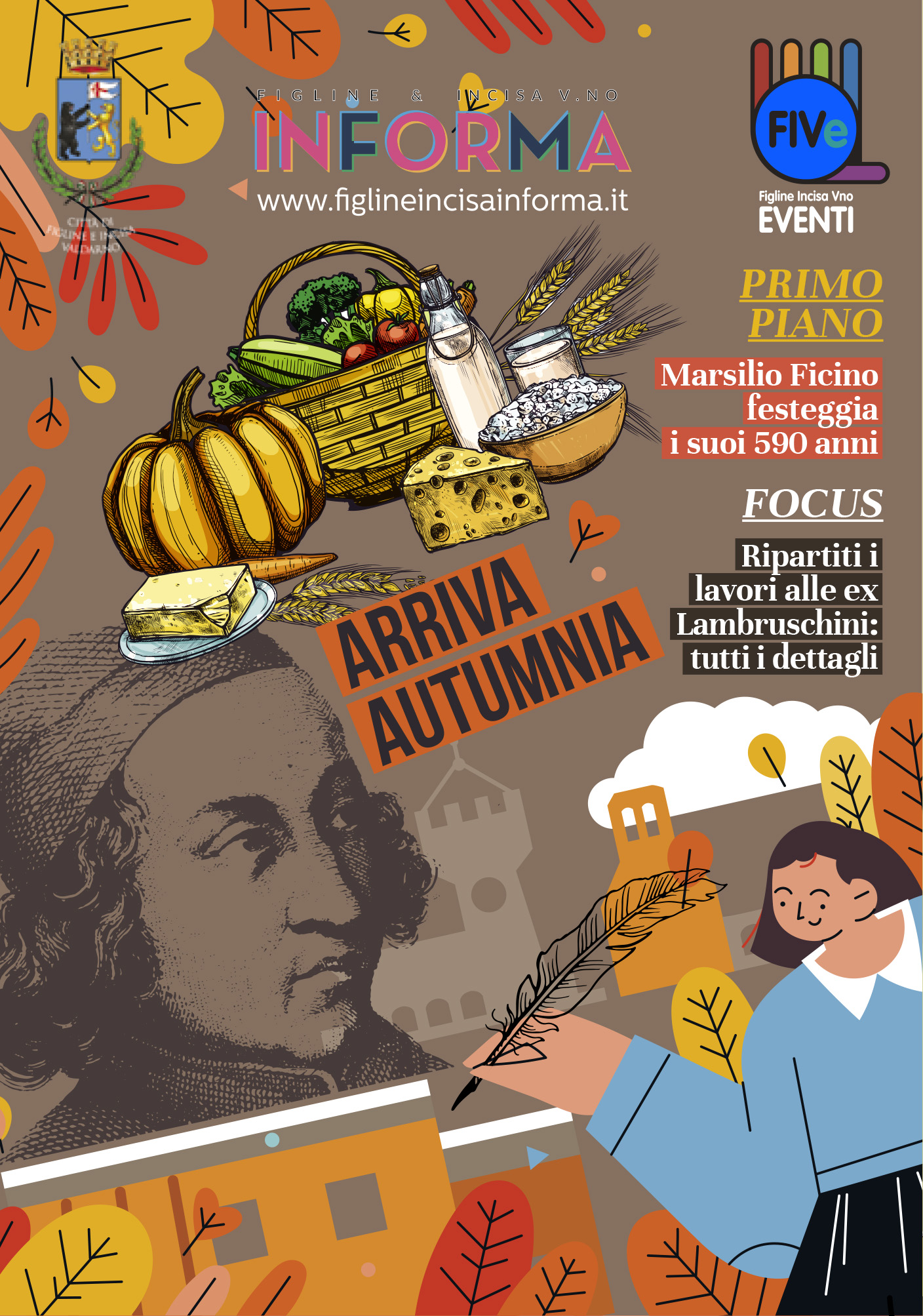 La copertina del nuovo numero di Figline & Incisa Informa
