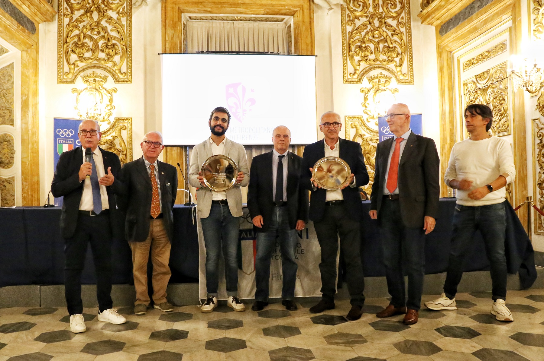 Benemerenze Sportive. La premiazione in Palazzo Medici Riccardi (foto Antonello Serino - Met Ufficio Stampa)