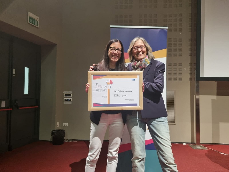 Da destra Gianna Ciampi con Annalisa Grillo (Fonte foto Ausl Toscana Centro)